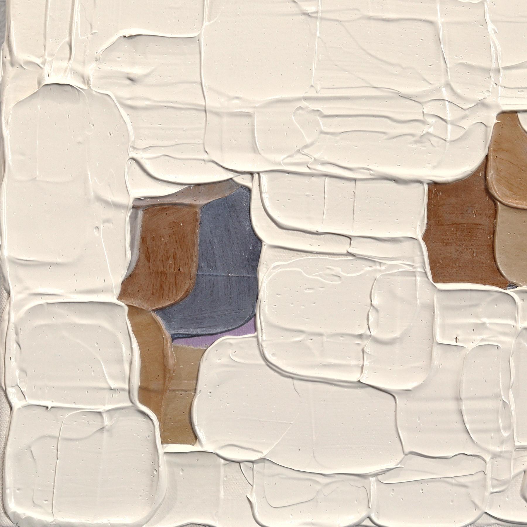 Texturierte Köstlichkeiten 3 - Impasto Texturierte dicke Acrylfarbe Abstraktes Kunstwerk im Angebot 5