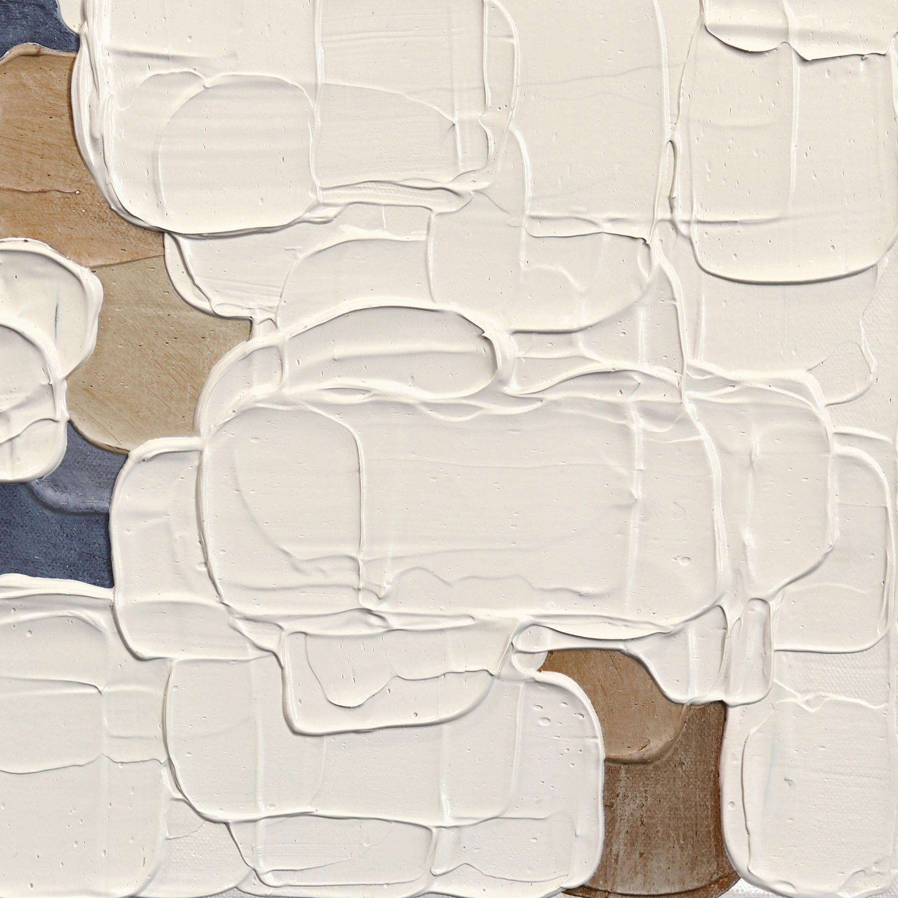 Texturierte Köstlichkeiten 3 - Impasto Texturierte dicke Acrylfarbe Abstraktes Kunstwerk im Angebot 6