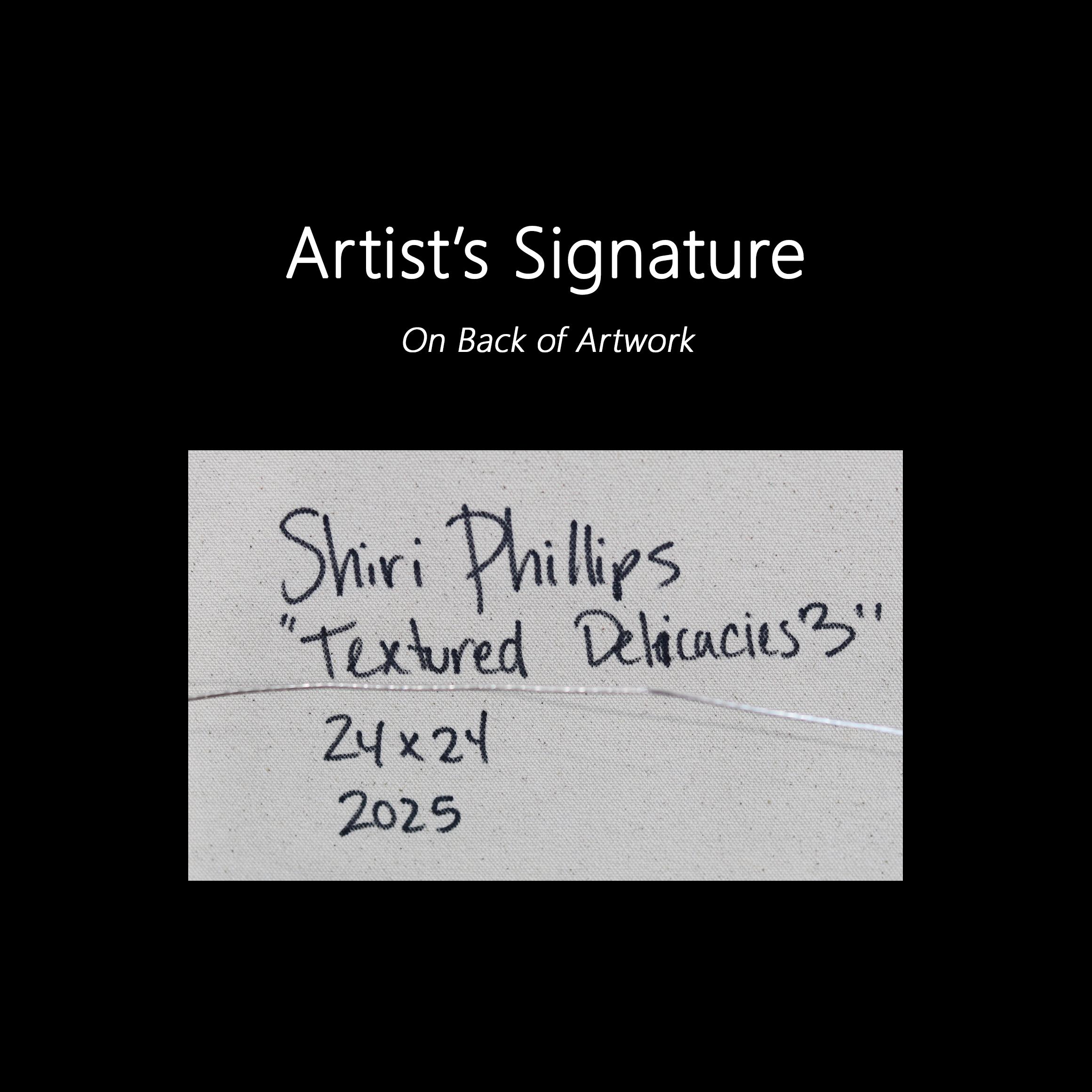 Texturierte Köstlichkeiten 3 - Impasto Texturierte dicke Acrylfarbe Abstraktes Kunstwerk im Angebot 7