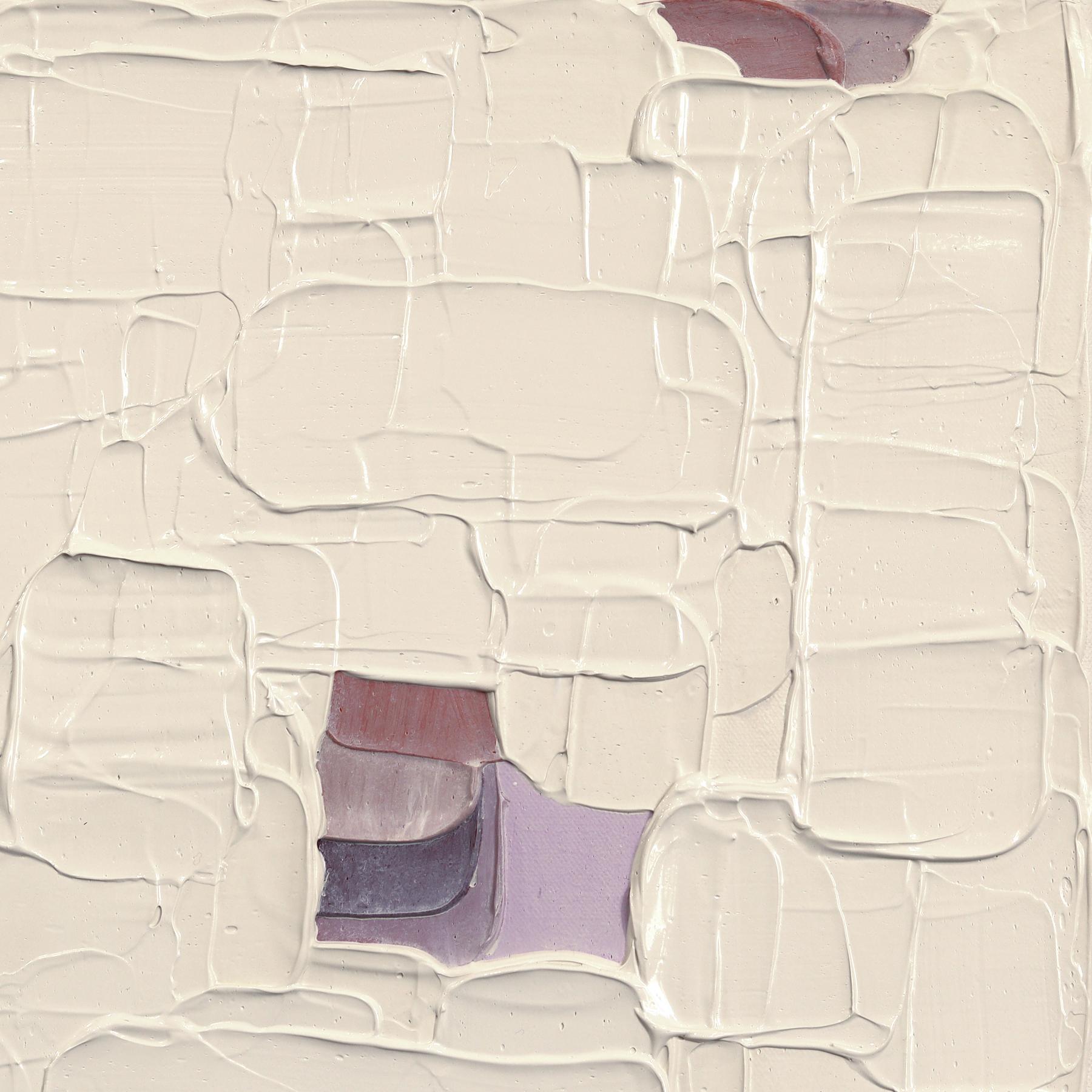 Textured Delicacies 4 - Impasto Textural Thick Acrylic Paint Abstract Artwork en venta 2