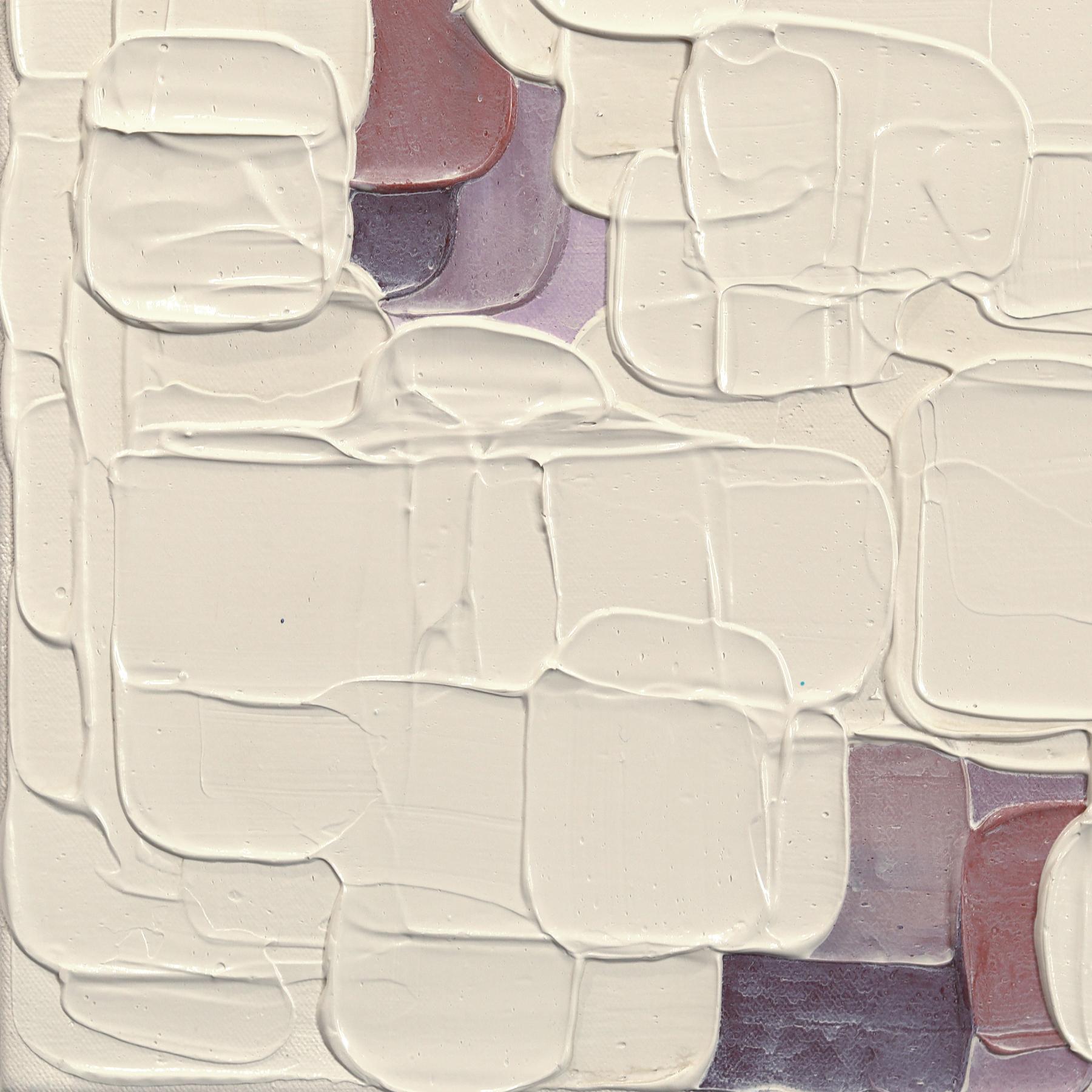 Textured Delicacies 4 - Impasto Textural Thick Acrylic Paint Abstract Artwork en venta 4