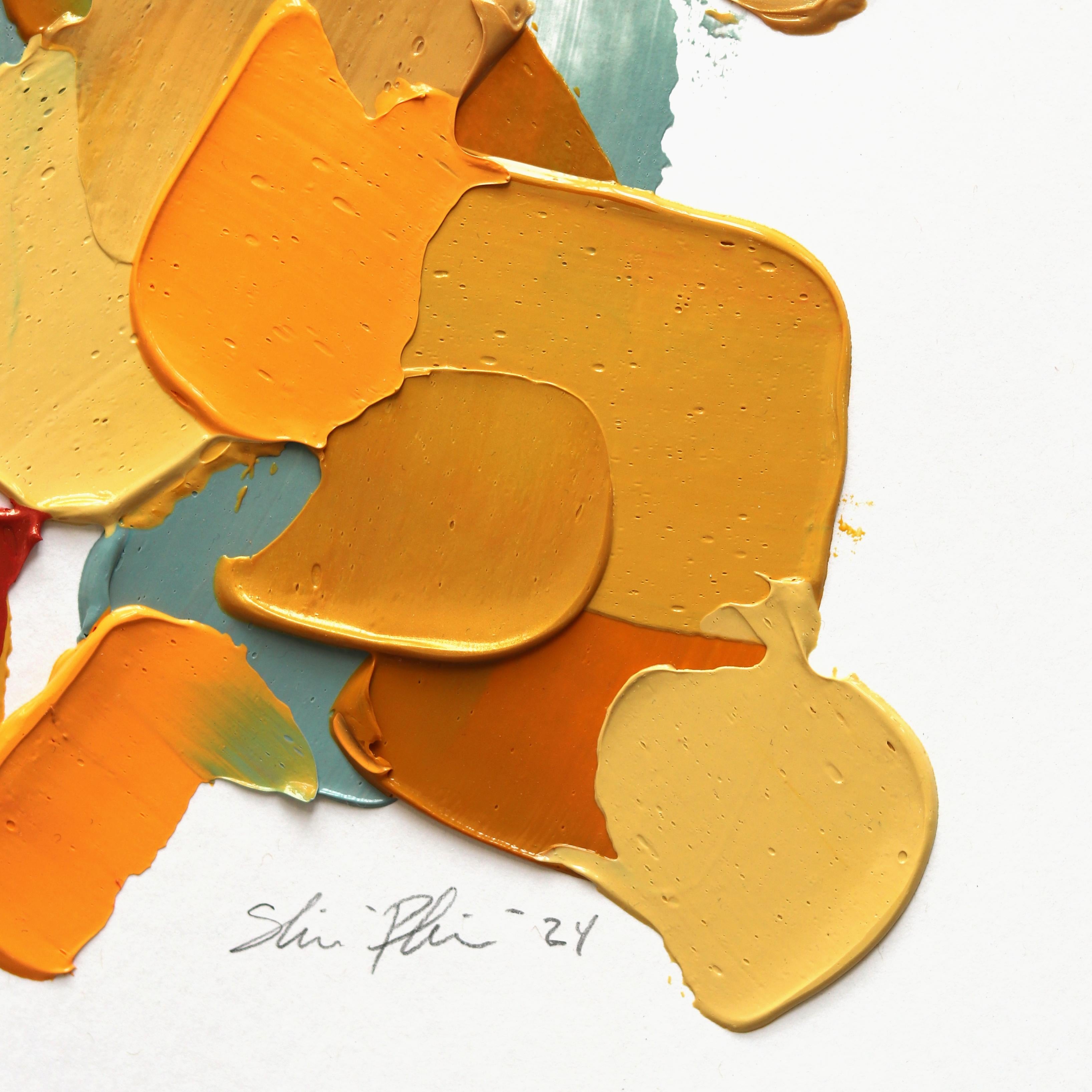 Trazos de colores brillantes pintados al impasto son el marco de las obras abstractas de la artista Shiri Phillips. Sus cuadros están inundados de textura gracias a la superposición de pintura acrílica en pinceladas fluidas. Inspirada por el