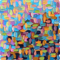Ola - Impasto Colorido Pintura Gruesa Pintura Abstracta