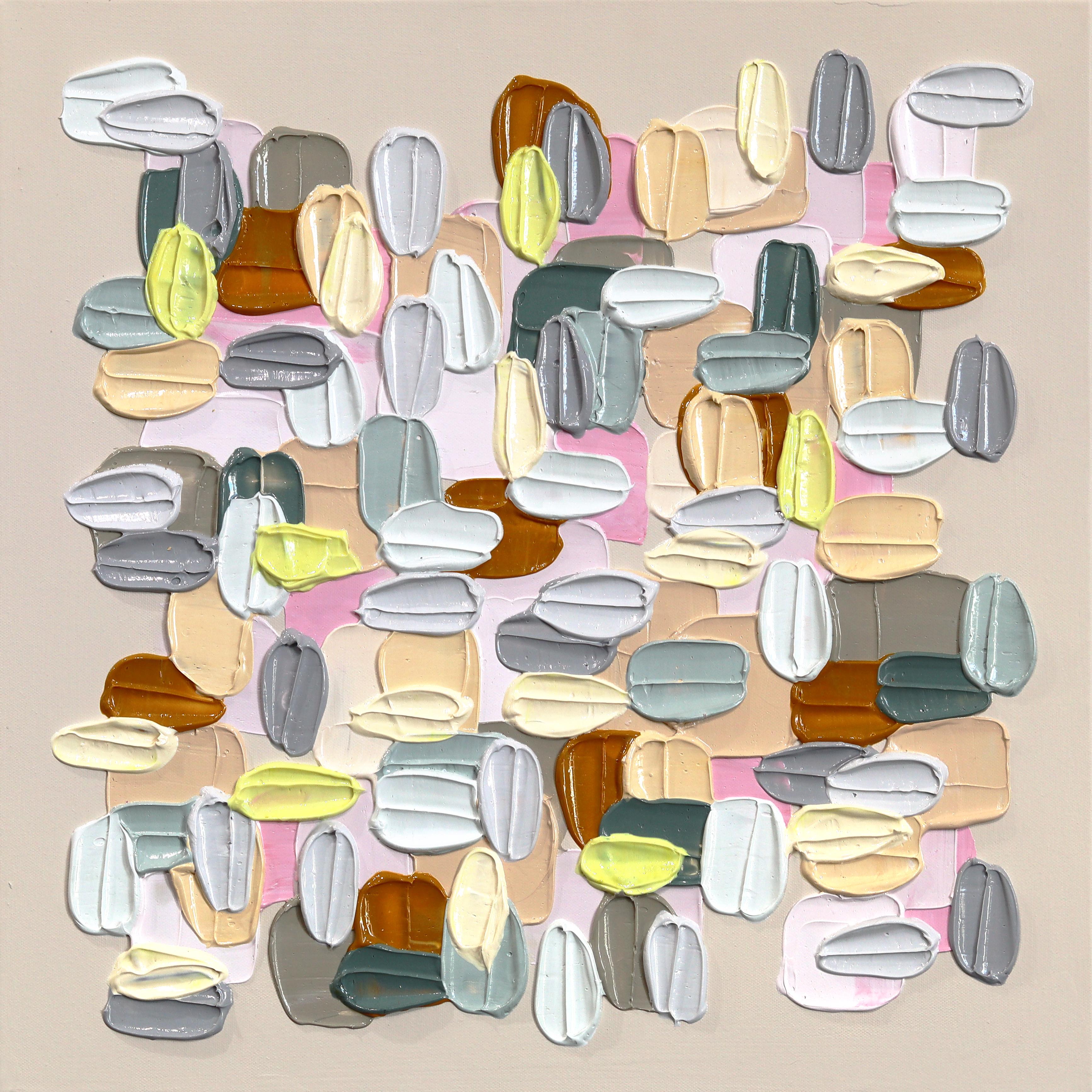 Where Edges Blur - Impasto Inspired Textural Acrylic Paint Abstract Artwork