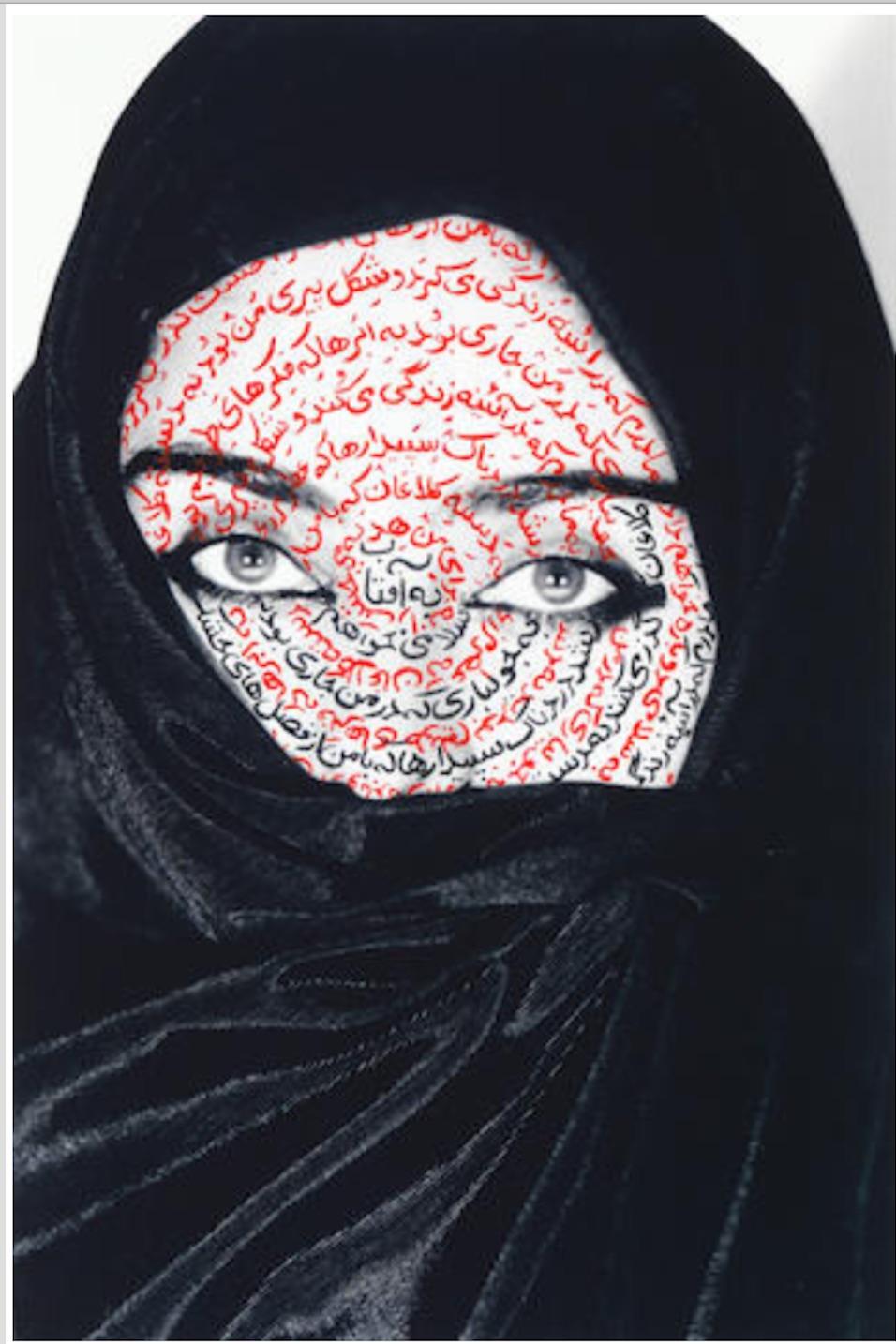 "I Am It's a Secret". 1993 - Photograph by Shirin Neshat
