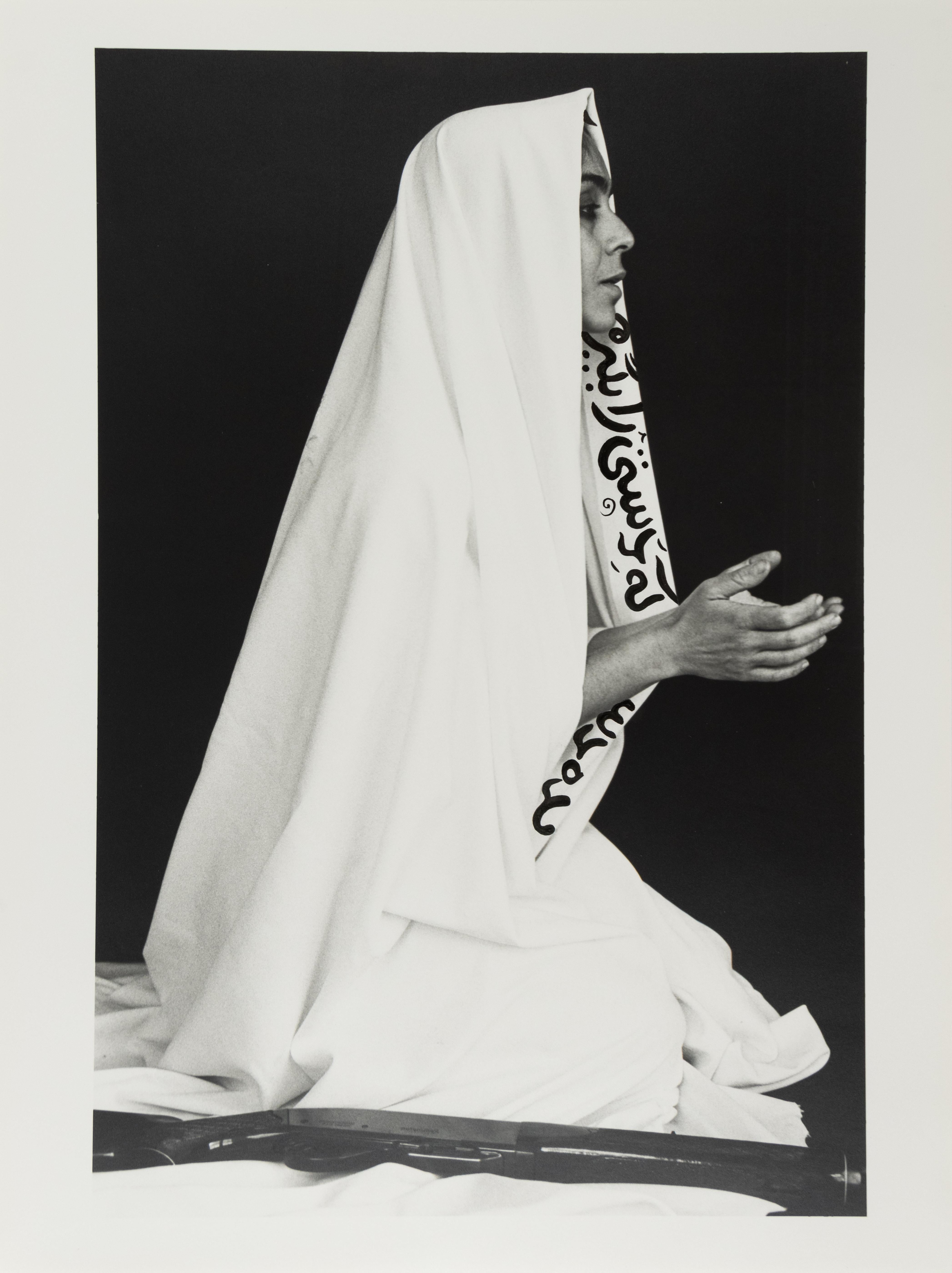 Women of Allah, black and white self portrait by Shirin Neshat For Sale 1