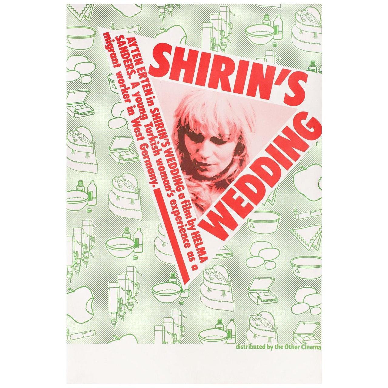 "Le mariage de Shirin" 1976 Affiche de film britannique à double couronne