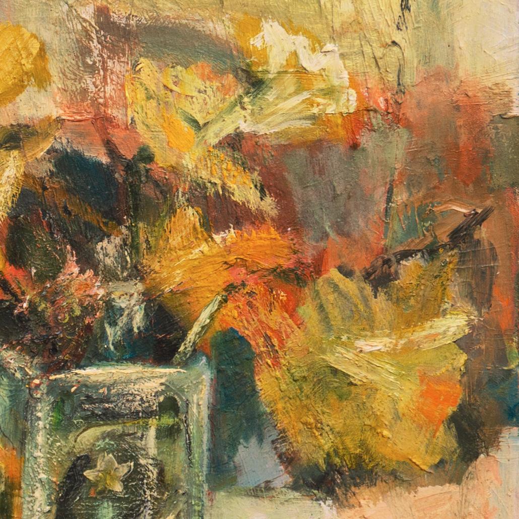 'Daffodils', California College of Arts & Crafts, Oakland Museum, Woman Artist For Sale 1