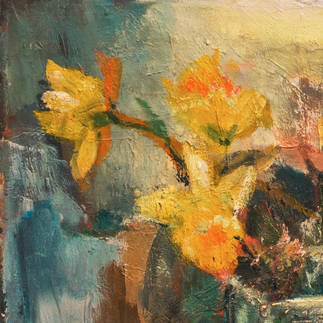 'Daffodils', California College of Arts & Crafts, Oakland Museum, Woman Artist For Sale 2