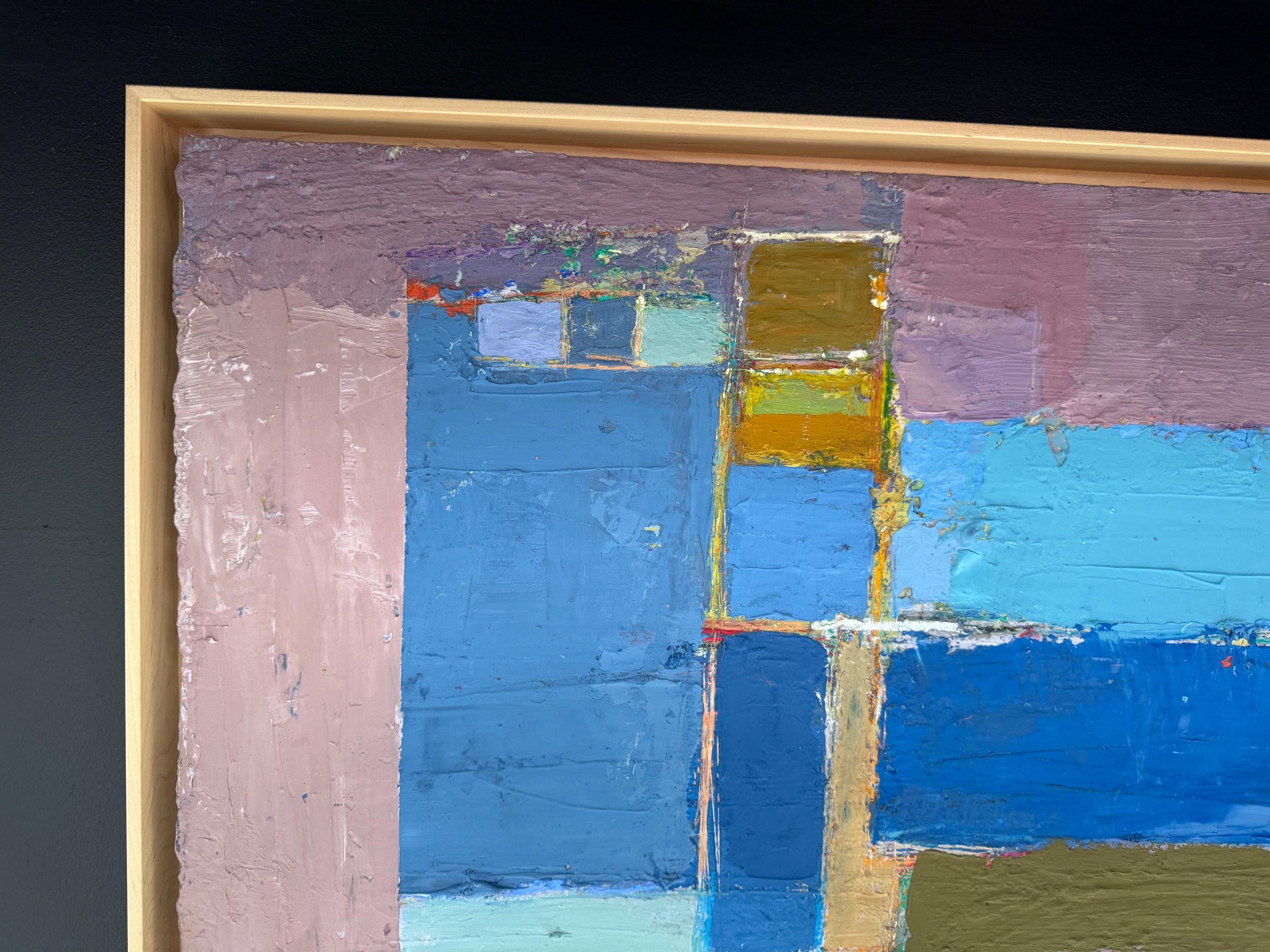 American Shirley Glickman Abstract Painting For Sale