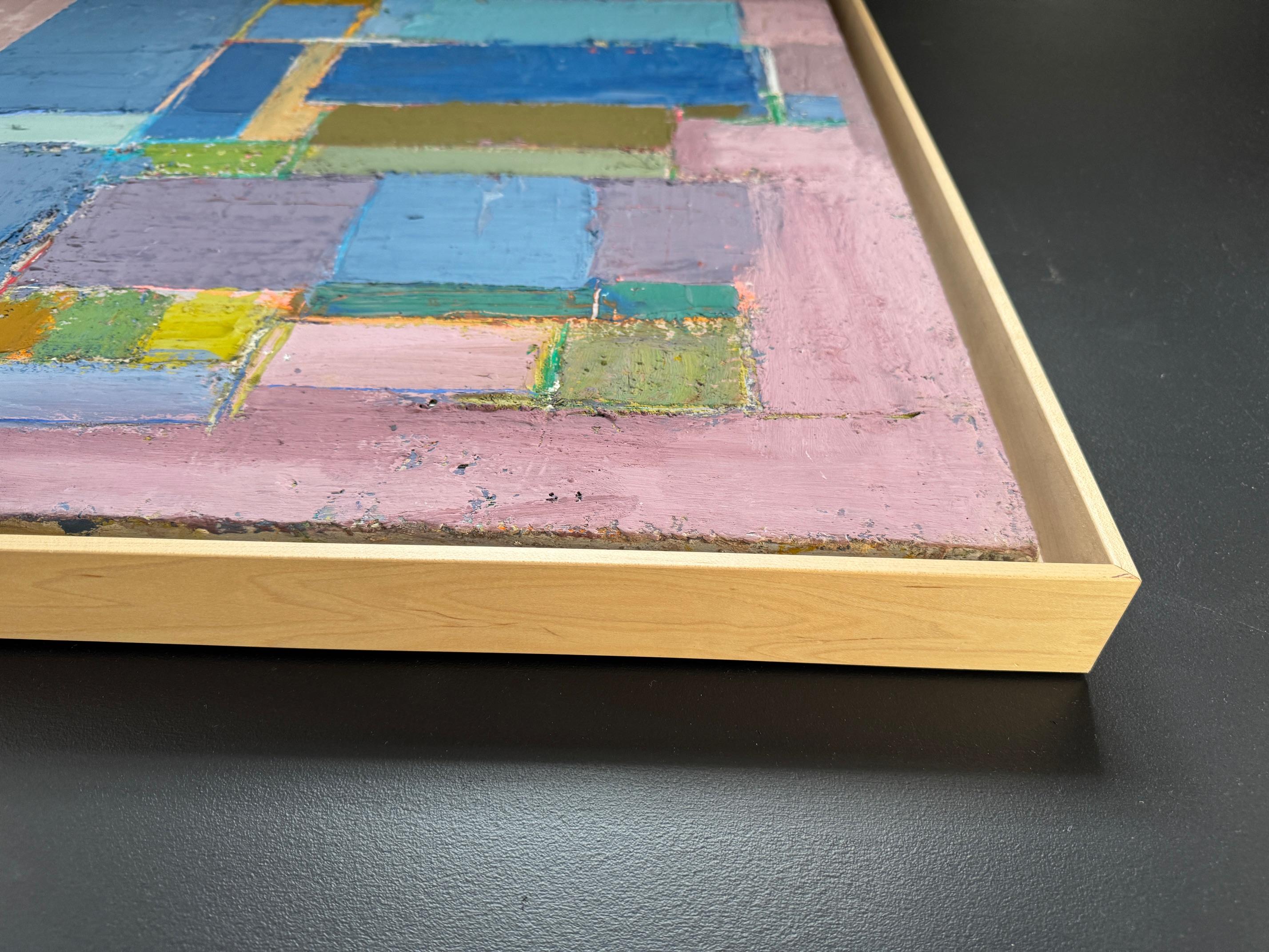 Shirley Glickman Abstract Painting In Good Condition For Sale In Wichita, KS