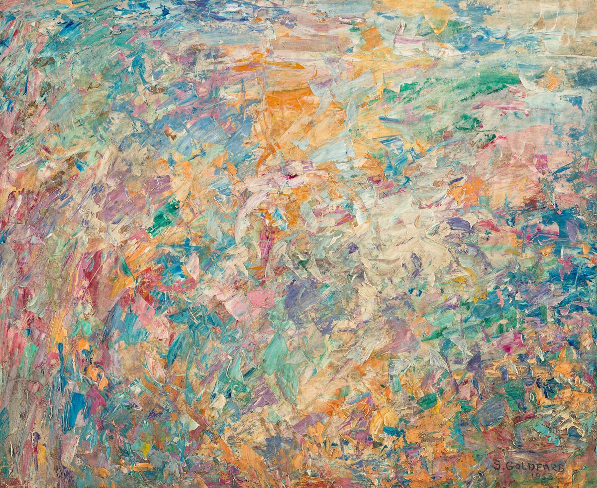 Senza titolo - Painting di Shirley Goldfarb