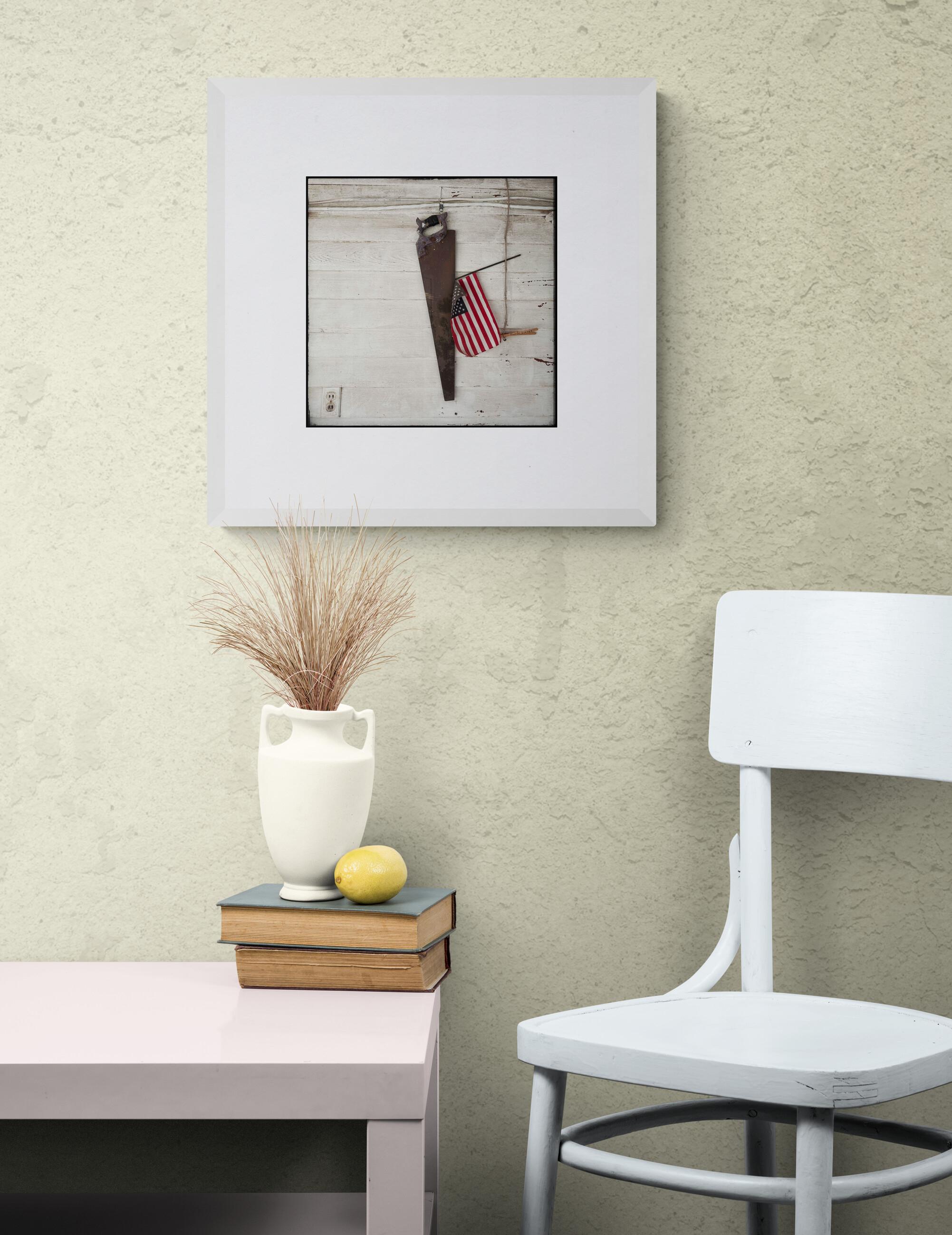 Back Porch Still Life (Americana, Midwest, Classic, Iconic, ~25% OFF) - American Modern Photograph by Shirley Harryman
