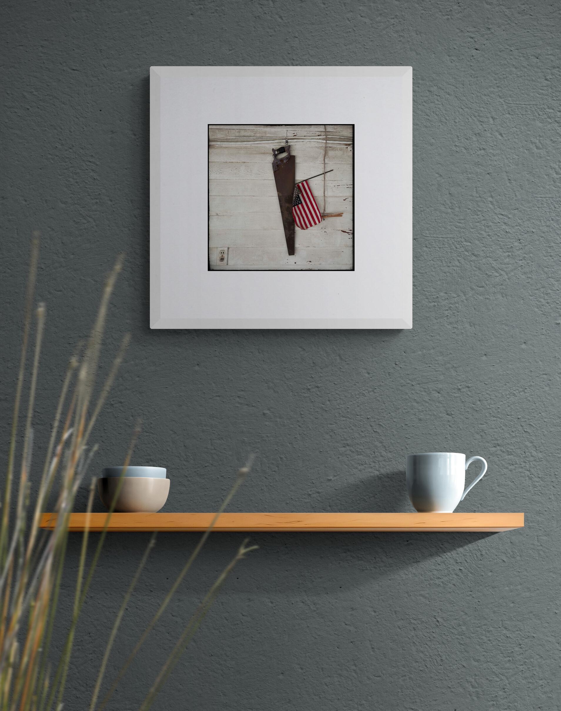 Back Porch Still Life (Americana, Midwest, Classic, Iconic, ~25% OFF) - Gray Still-Life Photograph by Shirley Harryman