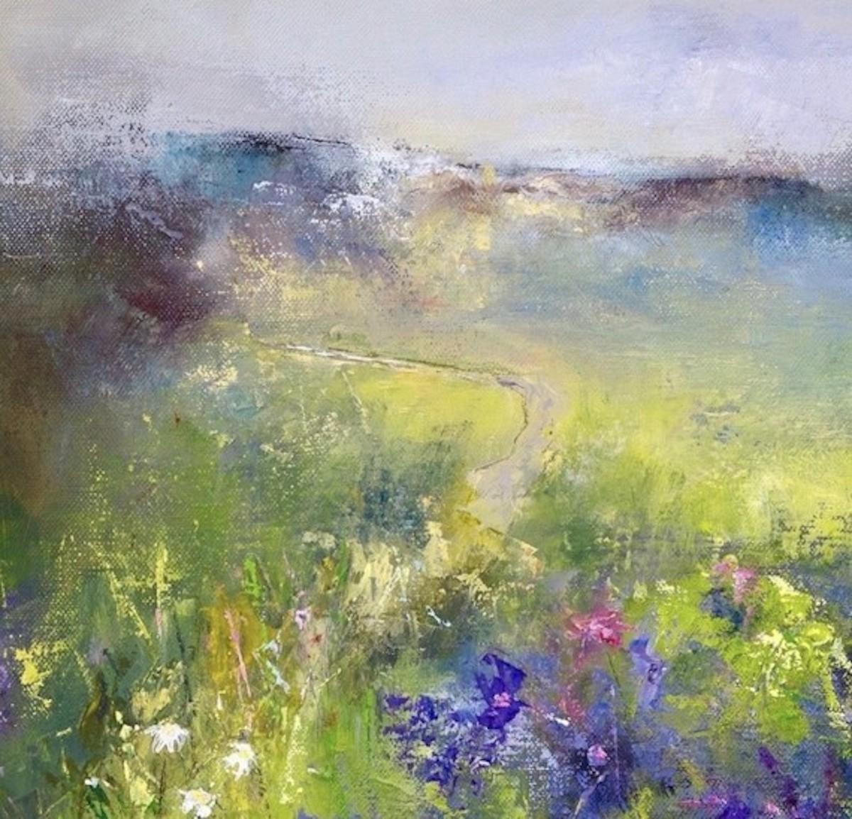 Bright Fields, Impresión en edición limitada, impresión de paisaje, impresión floral en venta 1