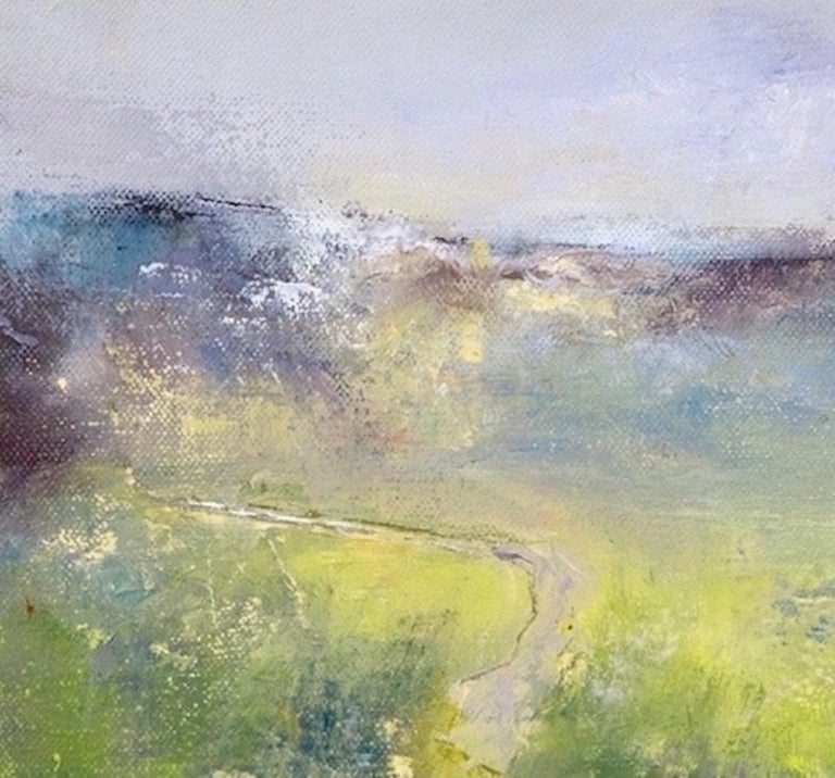 Shirley Kirkcaldy Bright Fields, Limited edition print, landscape print, floral print For Sale