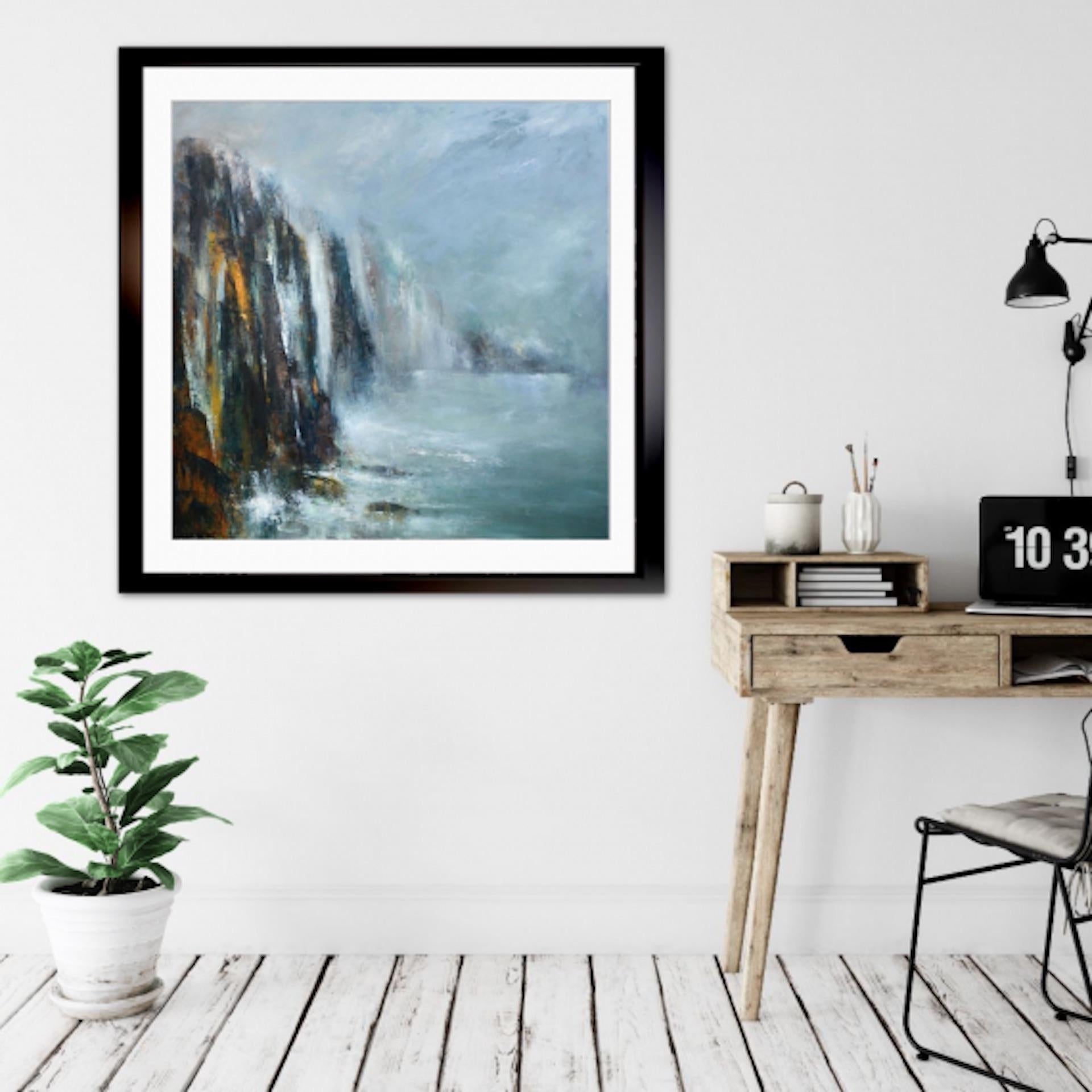 En el borde, Shirley Kirkcaldy, Edición limitada, Paisaje acuático, Mar en venta 2