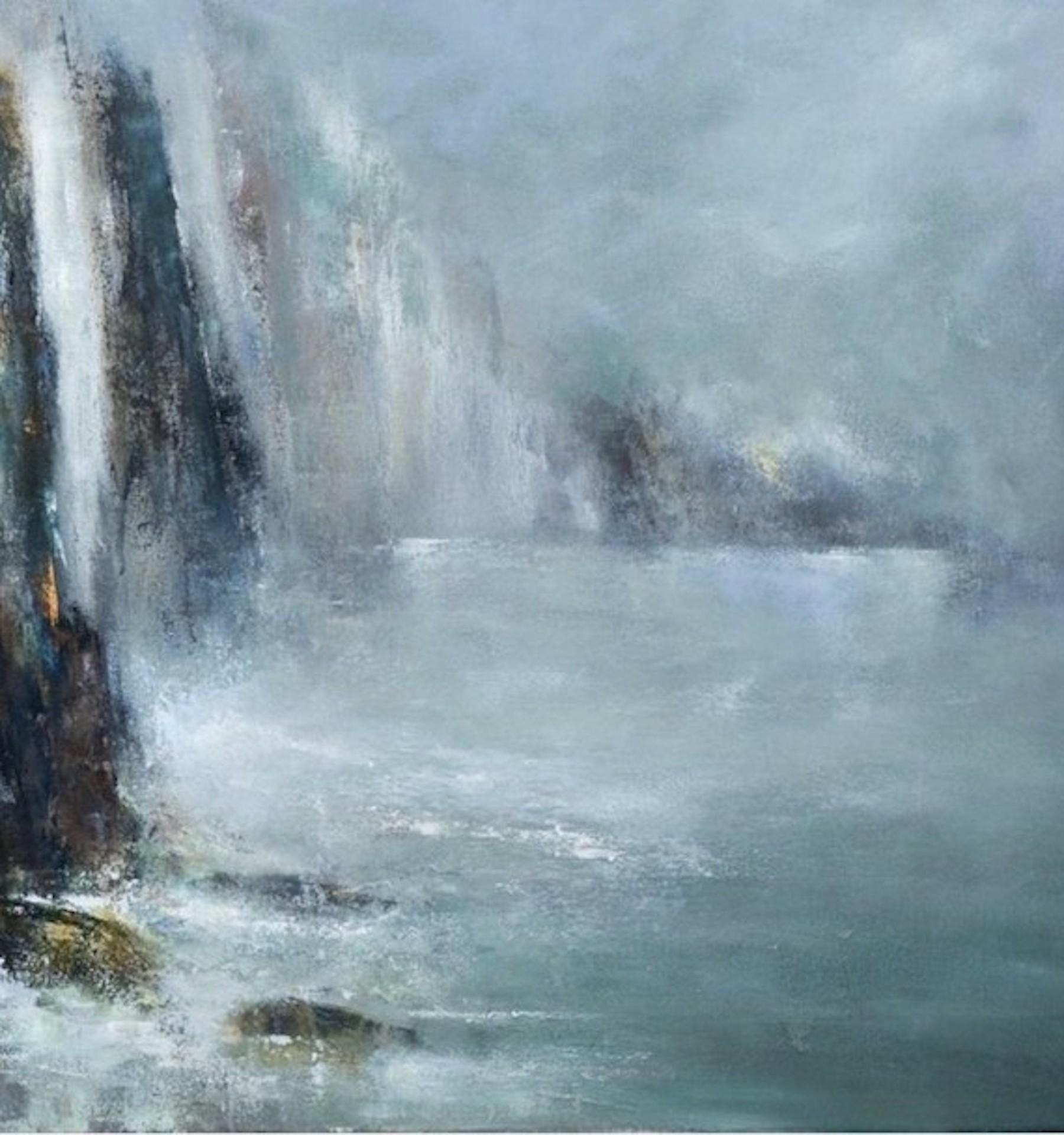 En el borde, Shirley Kirkcaldy, Edición limitada, Paisaje acuático, Mar en venta 3