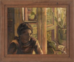 Retro "Morning Hours" - Impressionist Portrait