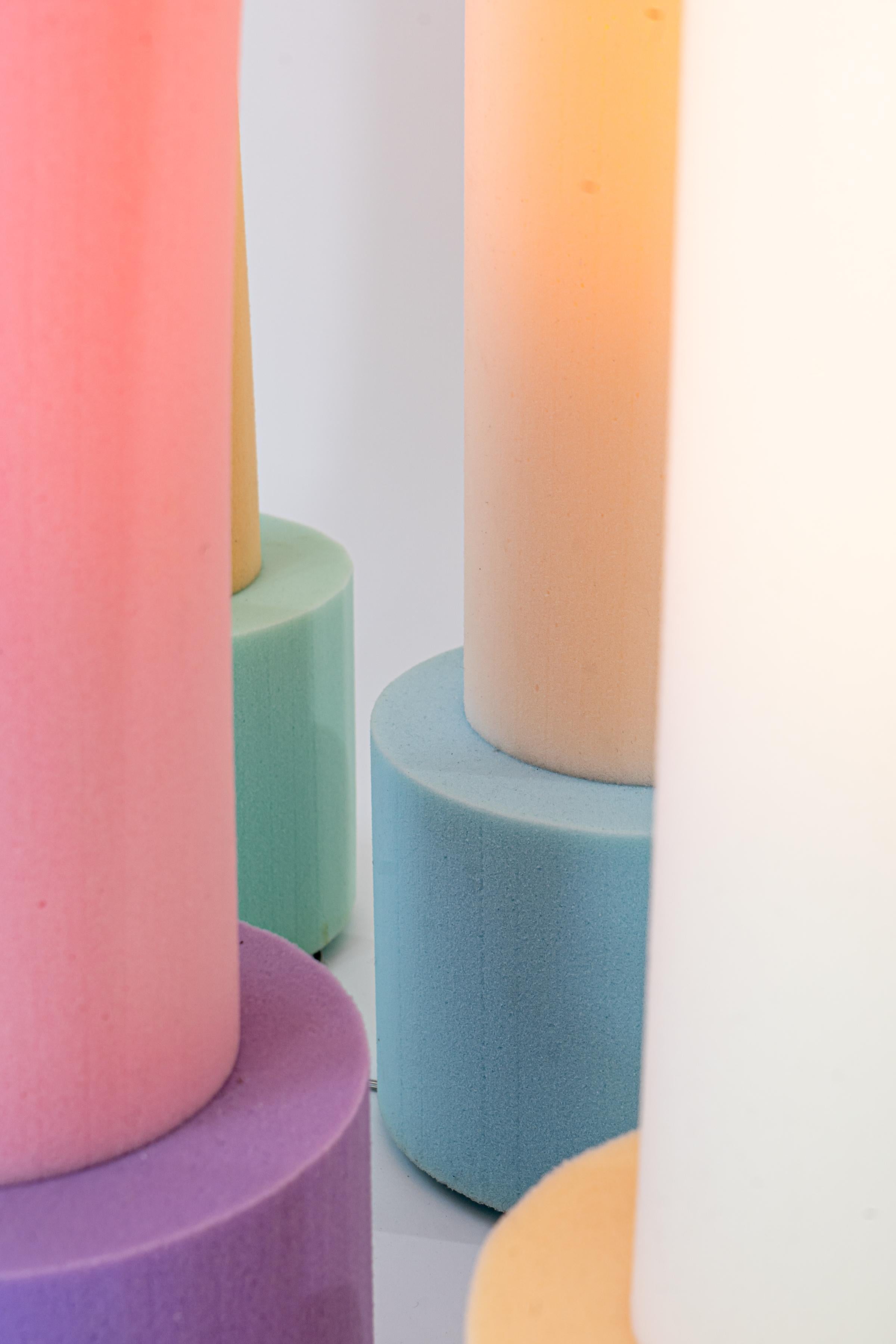 Lámpara de pie Shirley Schuimlampen de Sven Jansse Holandés en venta