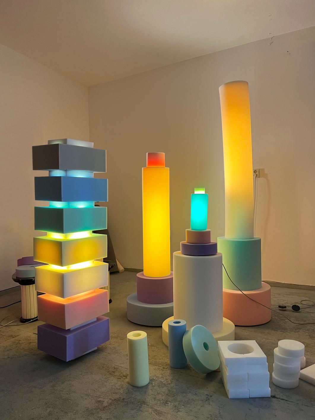 Lámpara de pie Shirley Schuimlampen de Sven Jansse Siglo XXI y contemporáneo en venta