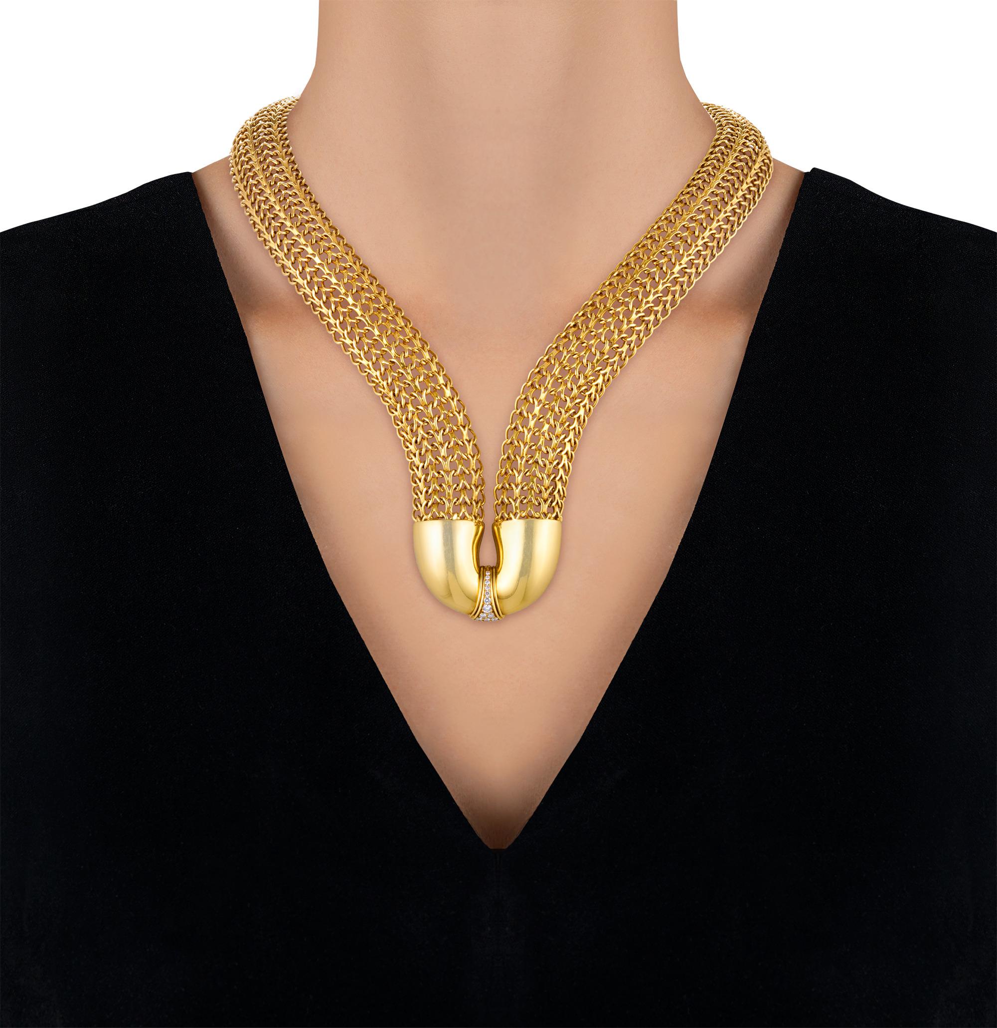 Retro Shirley Temple's Gold Necklace and Bracelet Suite