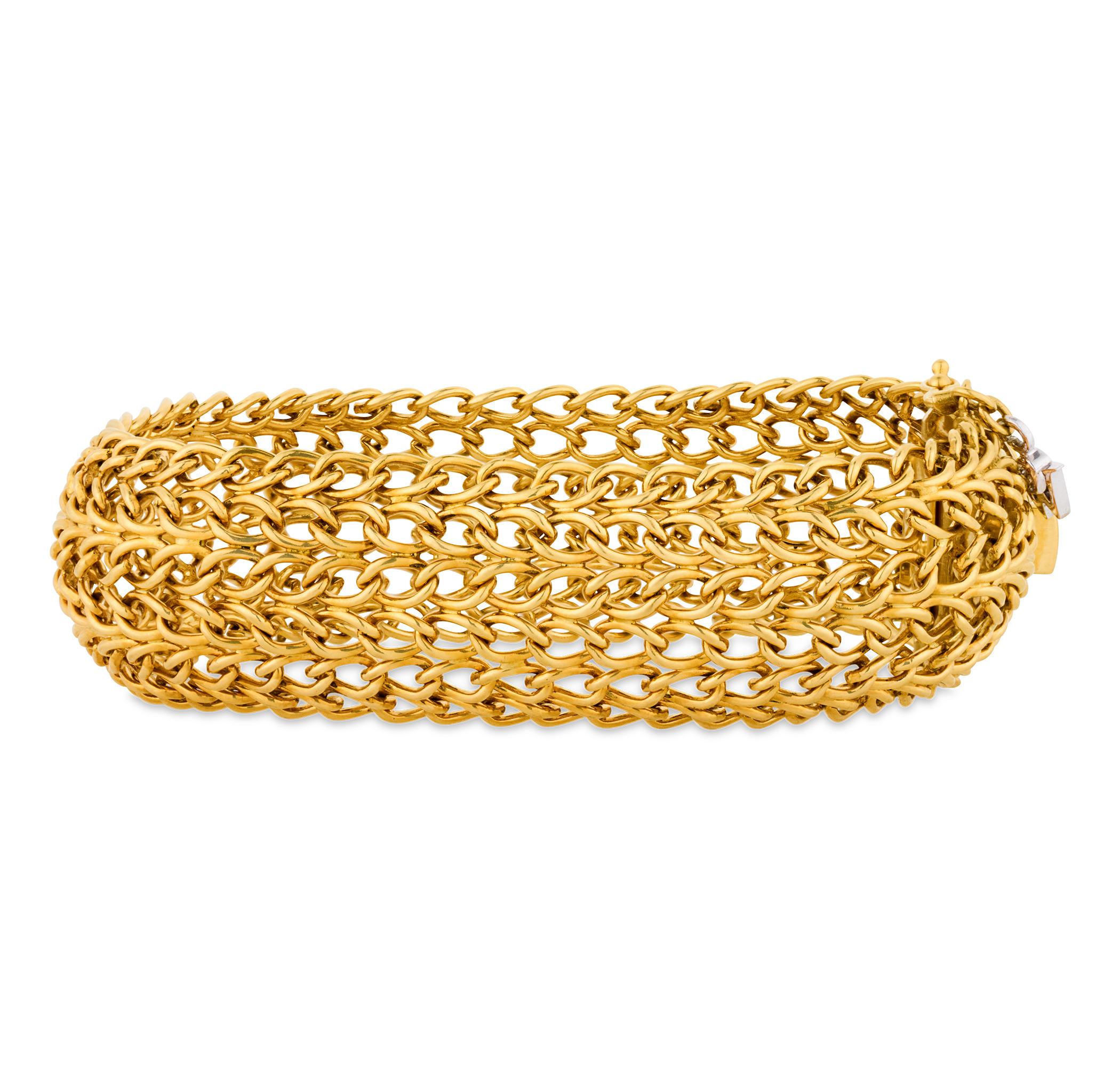 Shirley Temple's Gold Necklace and Bracelet Suite In Excellent Condition In New Orleans, LA