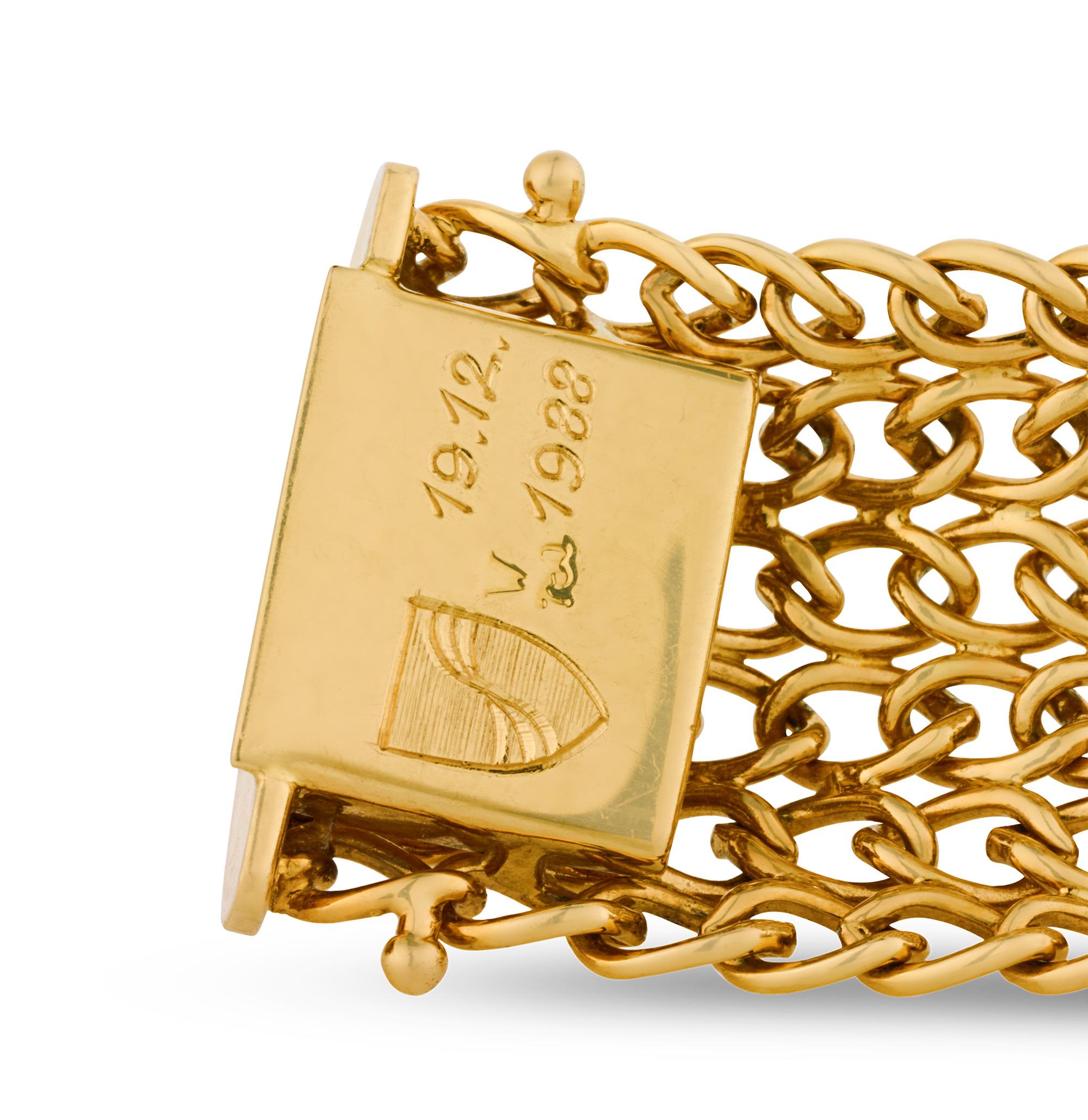 Shirley Temple's Gold Necklace and Bracelet Suite 2