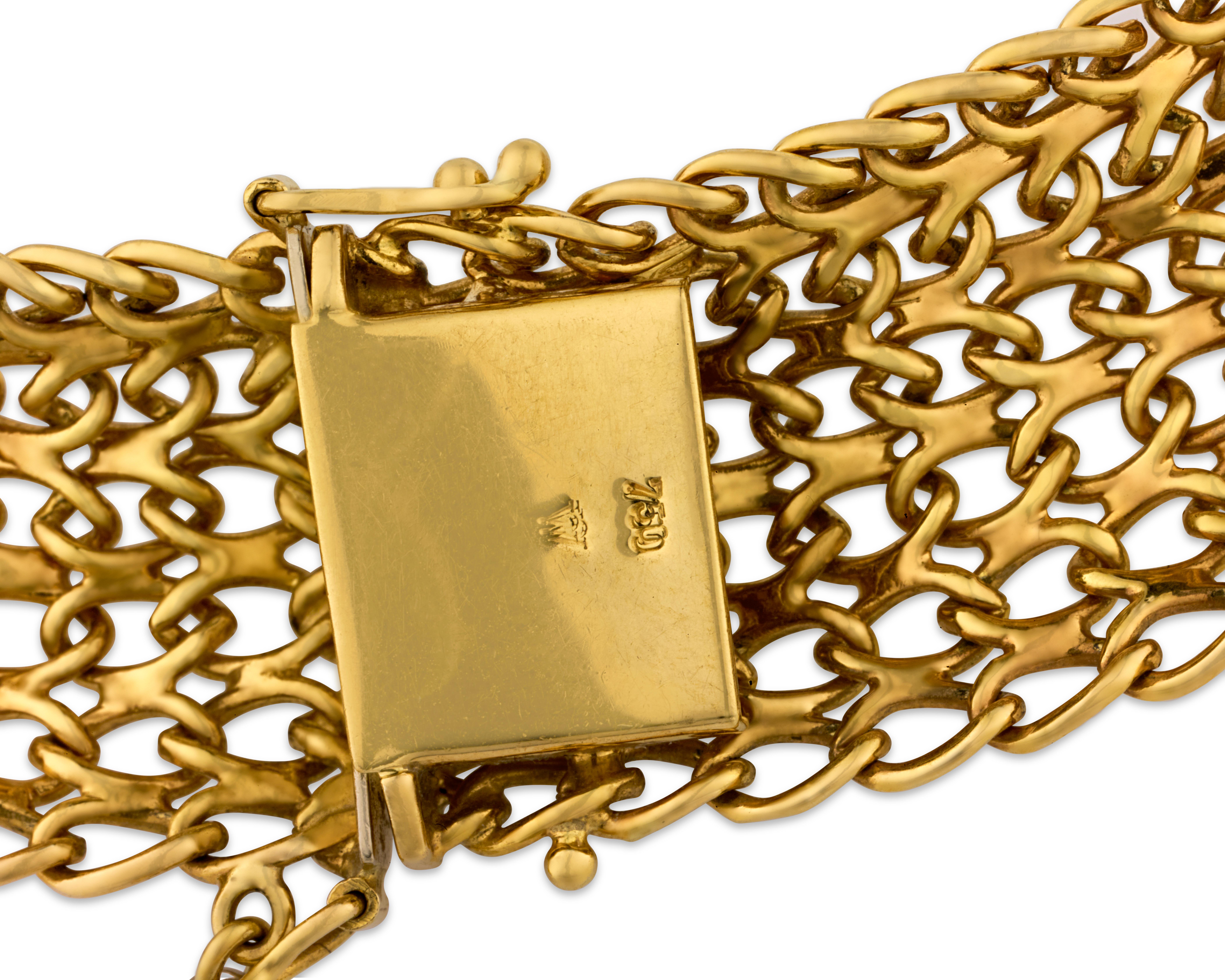 Shirley Temple's Gold Necklace and Bracelet Suite 3