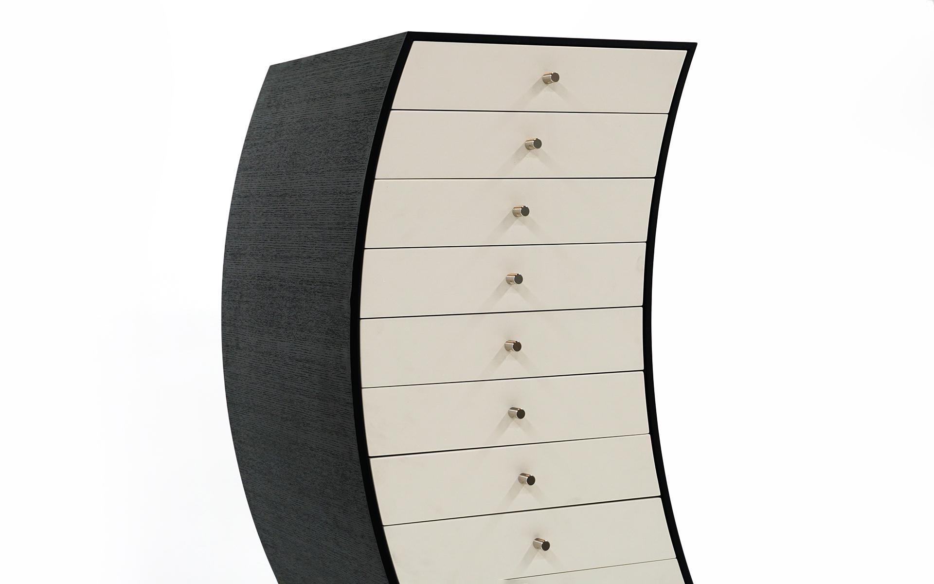 Italian Shiro Kuramata Furniture in Irregular Forms Side 1 Cabinet by Cappellini, Italy For Sale