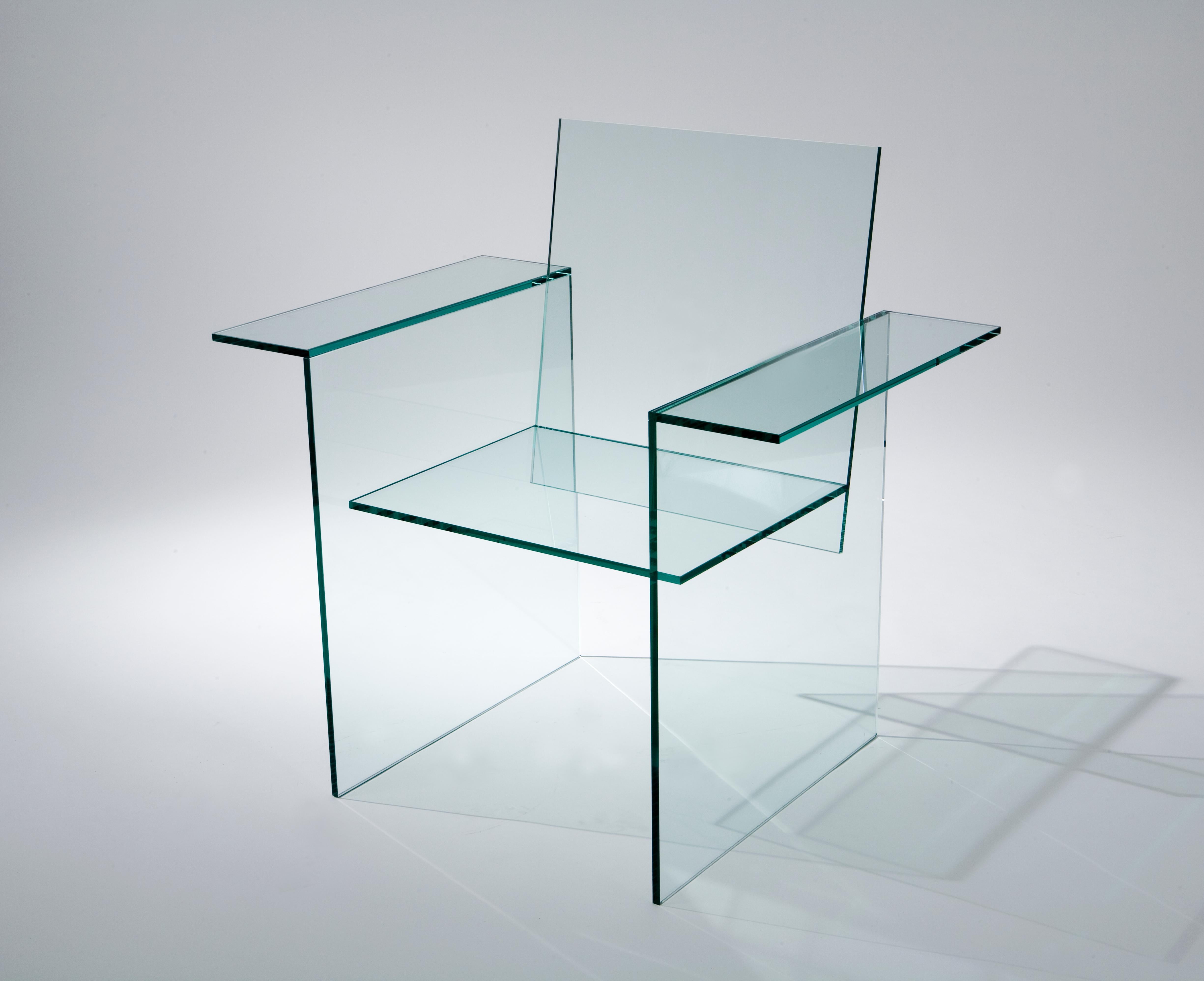 glass chair kuramata