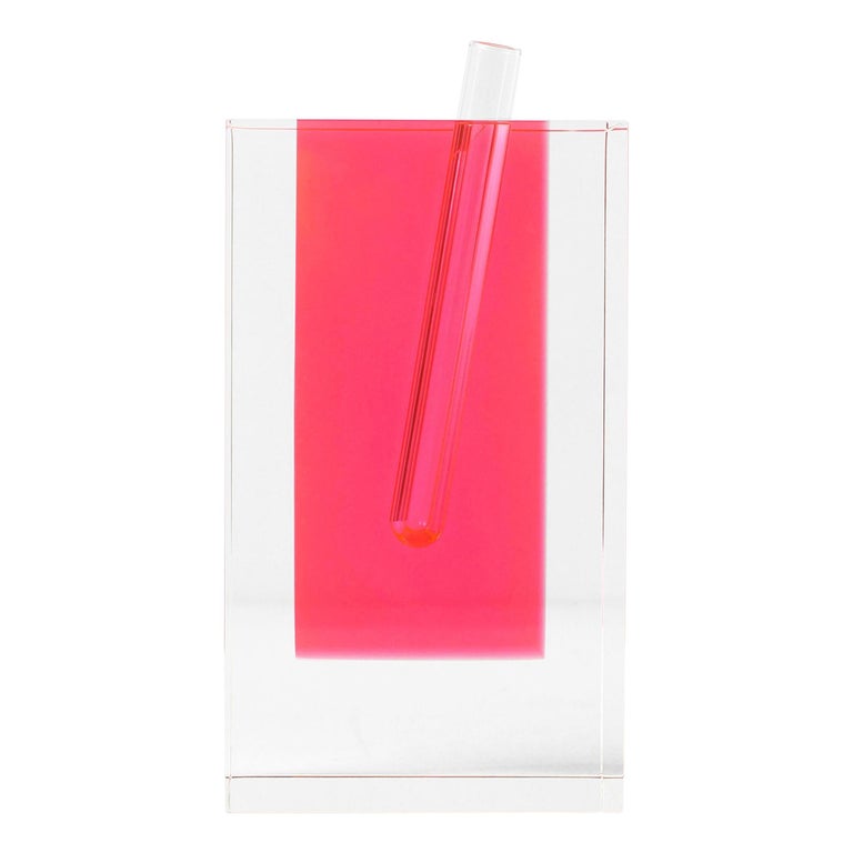 Shiro Kuramata Pink Vase For Sale At 1stdibs