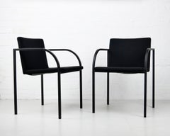 Shiro Kuramata, 'R401' Fauteuil PAIR AVAILBLE pour Pastoe, 1985, rare fauteuil rembourré.