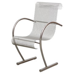 Shiro Kuramata Sing Sing Sing Chair, Steel, Mid-Century, Circa 1985