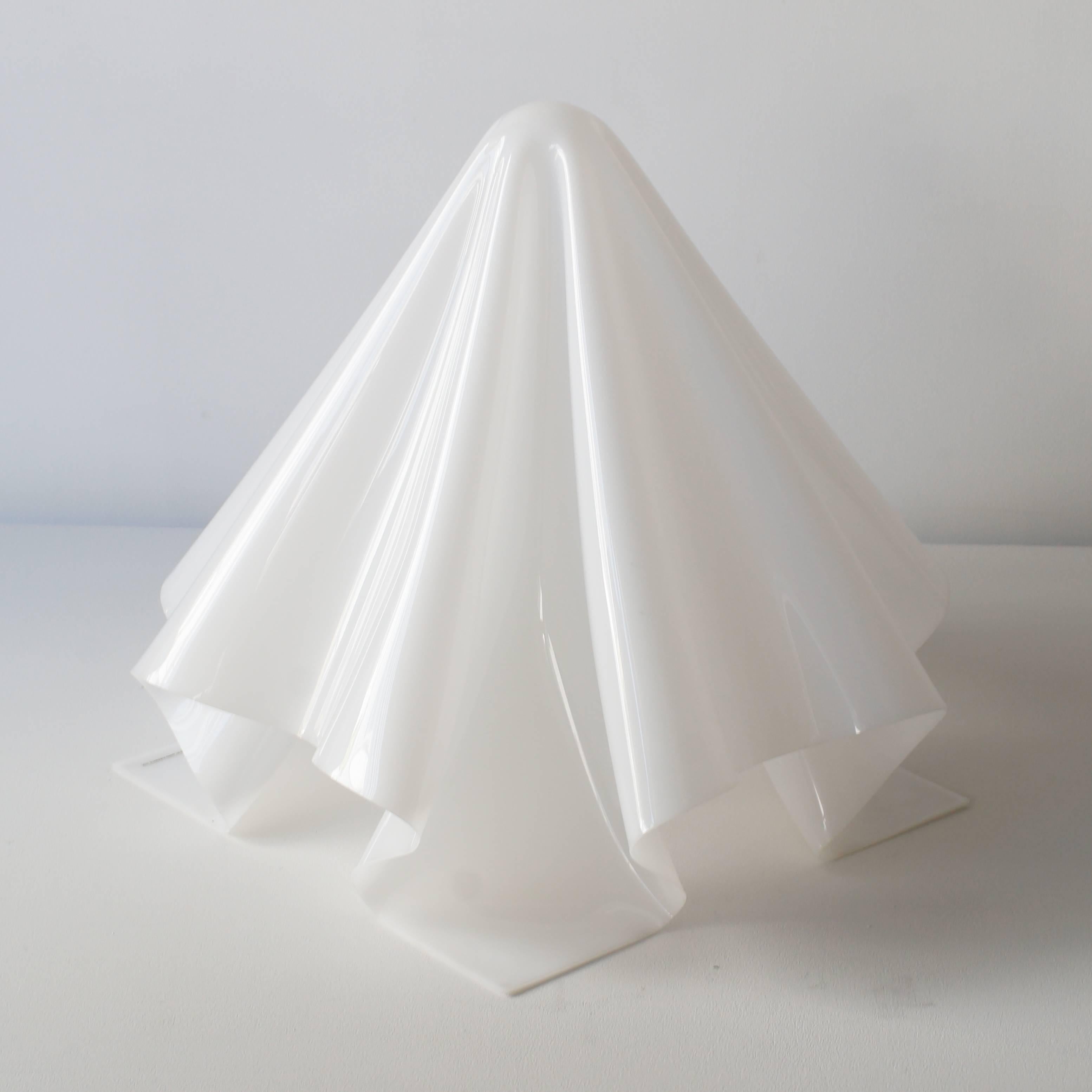 Japanese Shiro Kuramata White Acrylic Ghost Lamp Large