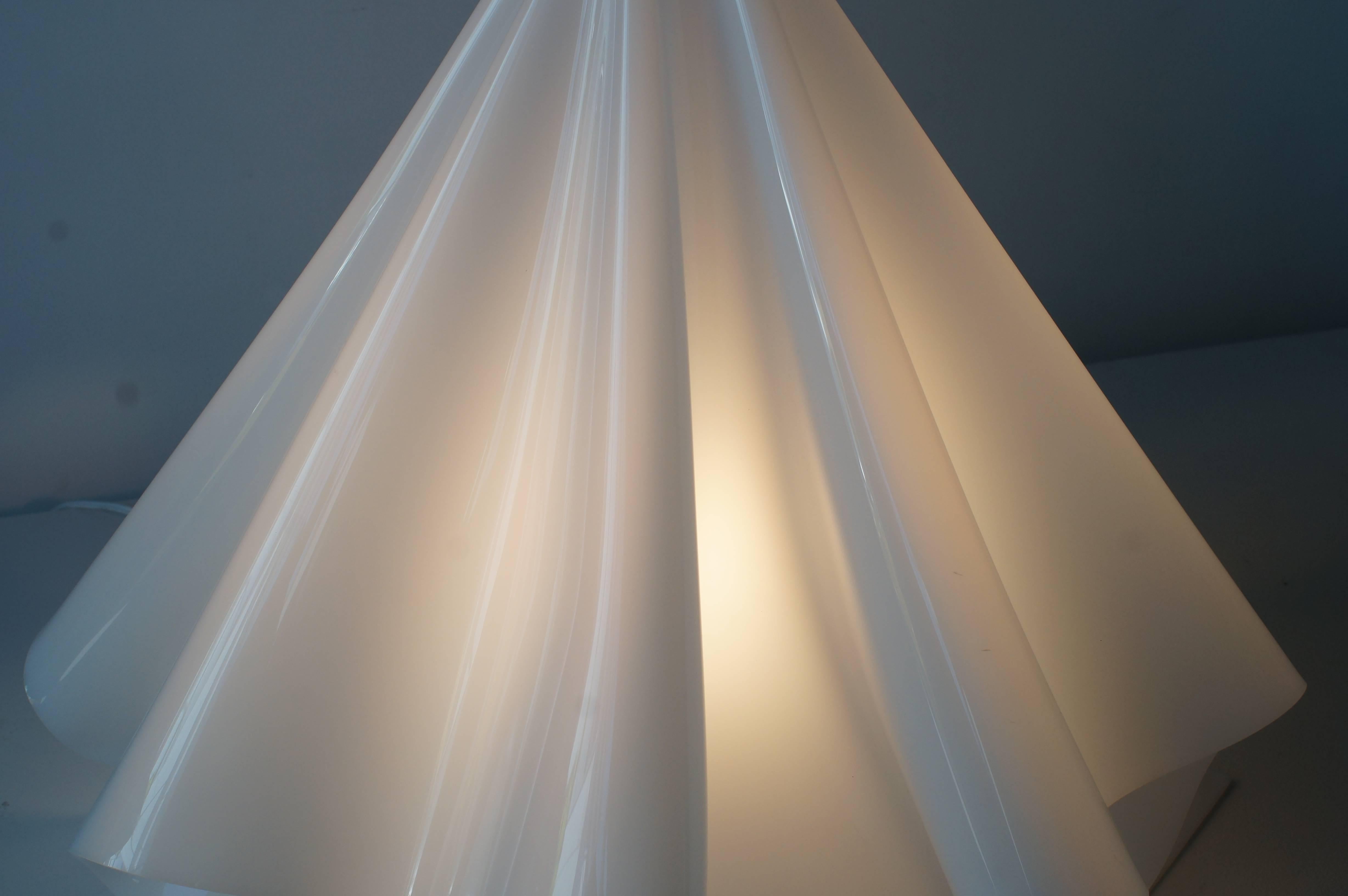 Shiro Kuramata White Acrylic Ghost Lamp Large 1