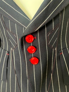 Shiro Sakai Navy Blazer Jacket, Size Medium