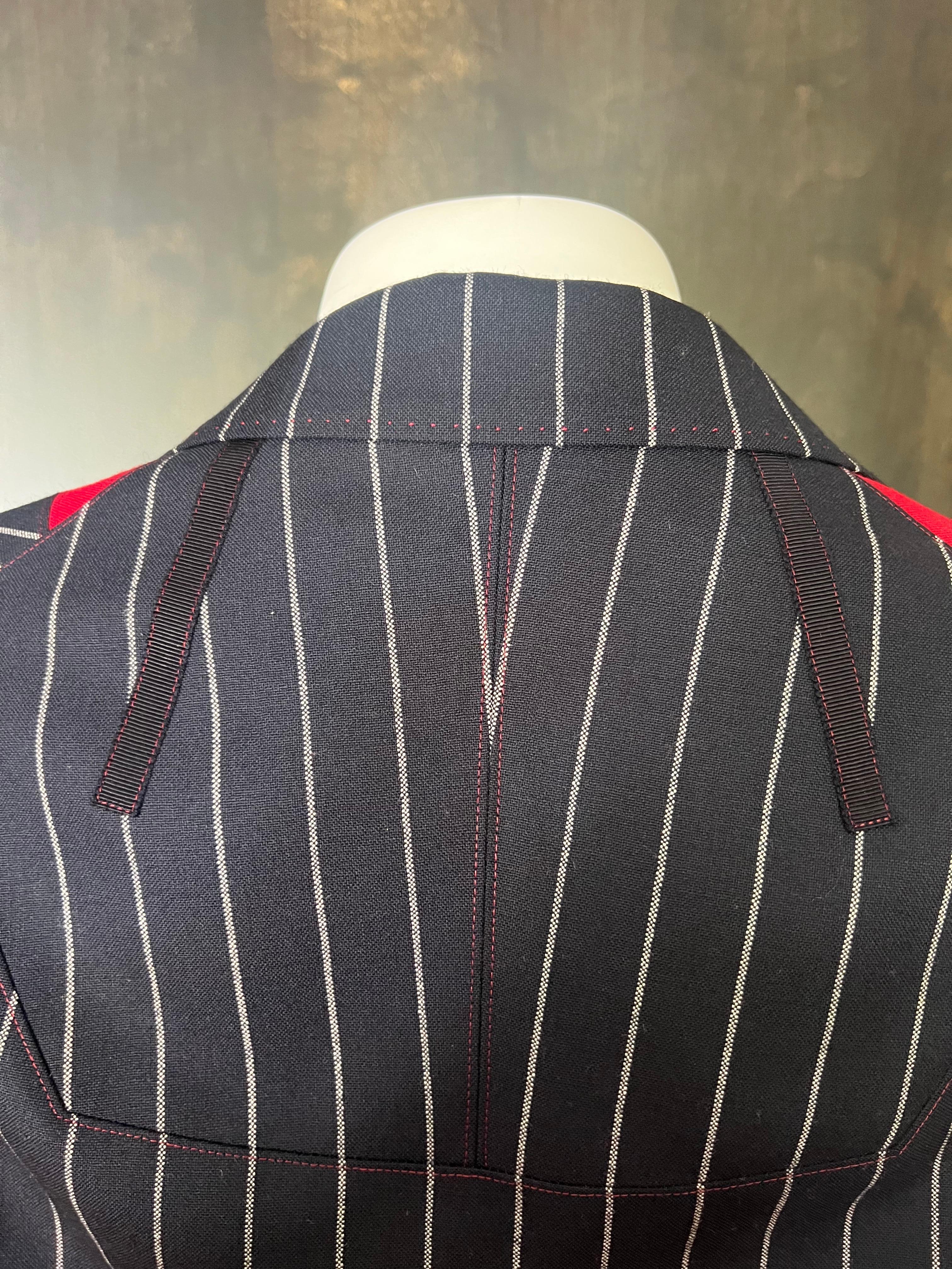 Giacca Blazer Shiro Sakai Navy, taglia media in vendita 2
