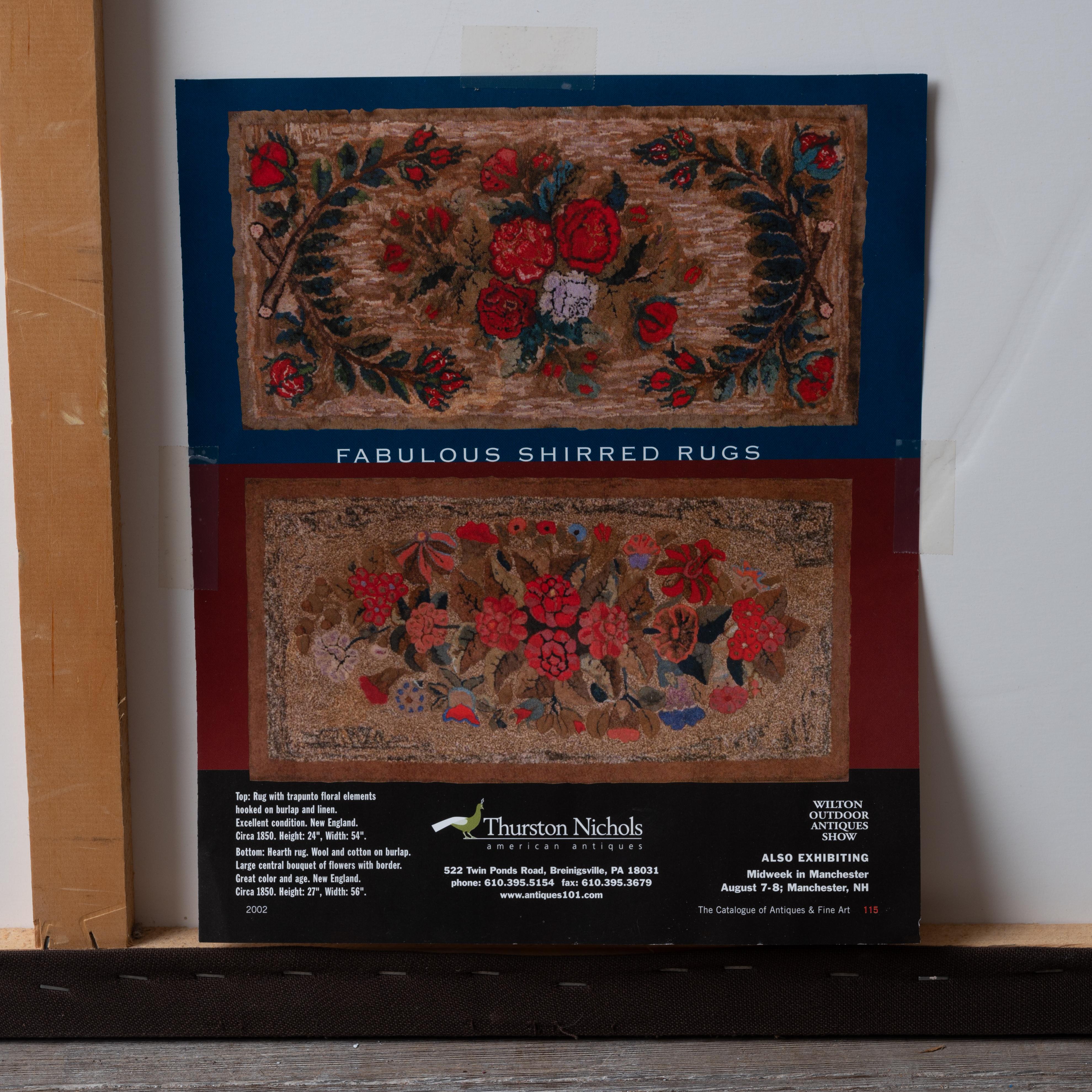 Raschelteppich, um 1850 im Angebot 5