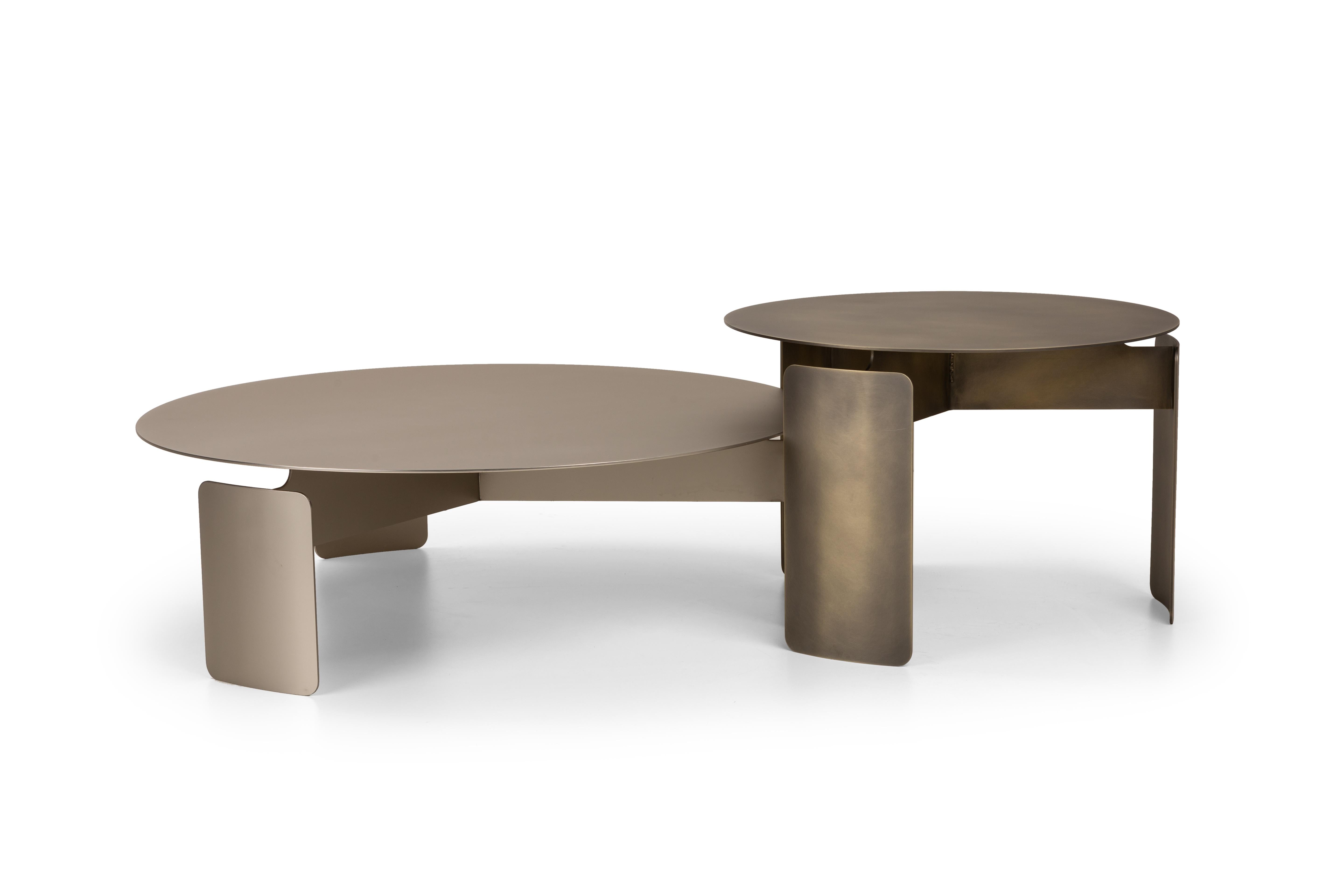 Table d'appoint Shirudo finition bronze par Mingardo en vente 1