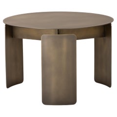 Table d'appoint Shirudo finition bronze par Mingardo