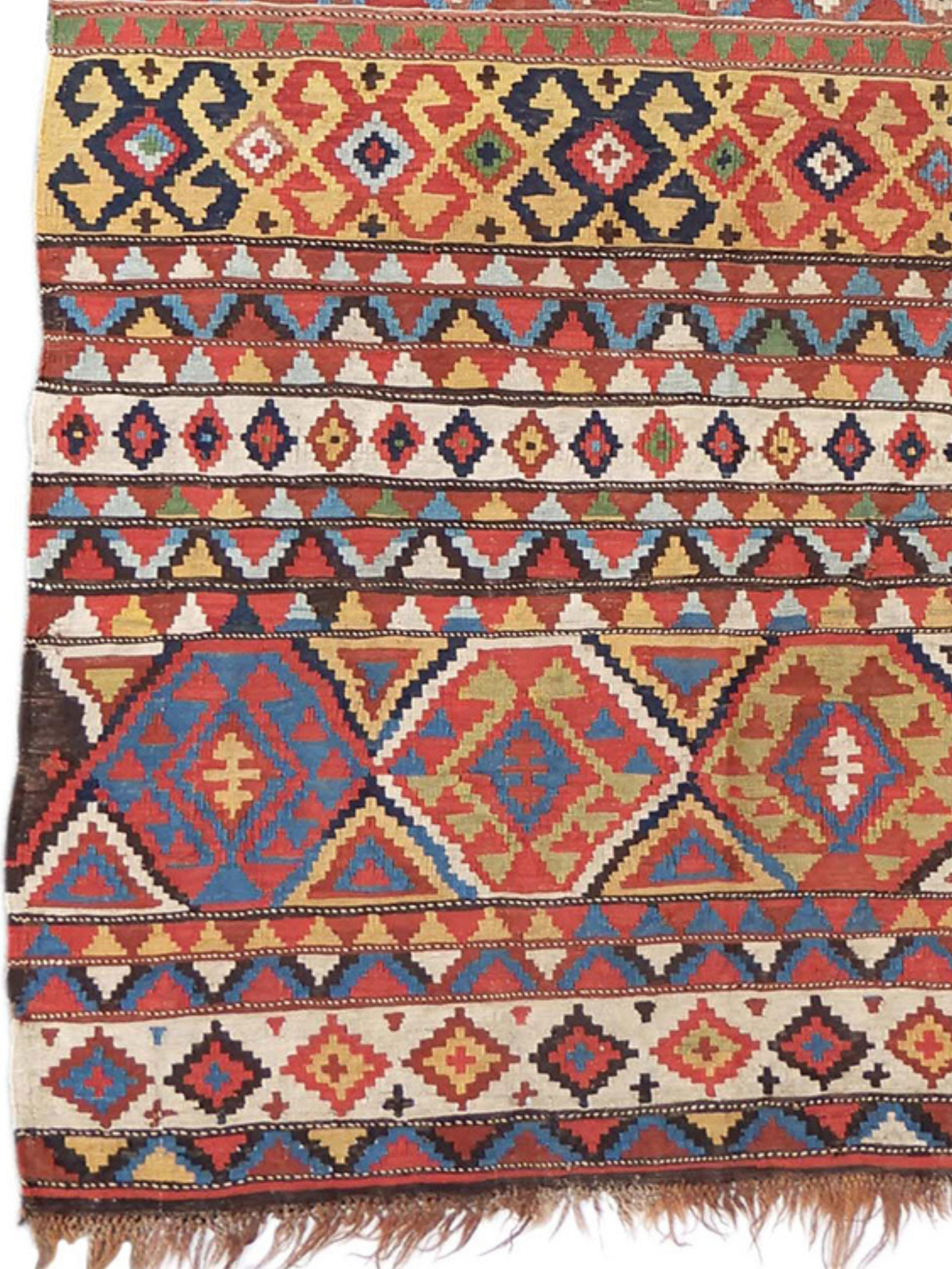 Shirvan-Kelim, spätes 19. Jahrhundert im Angebot 1