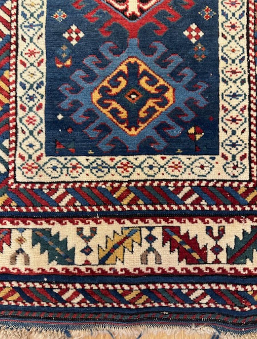 Shirvan runner from eastern Caucasus,west coast of the Caspian Sea

Age: circa 1870

Size: 7′.11