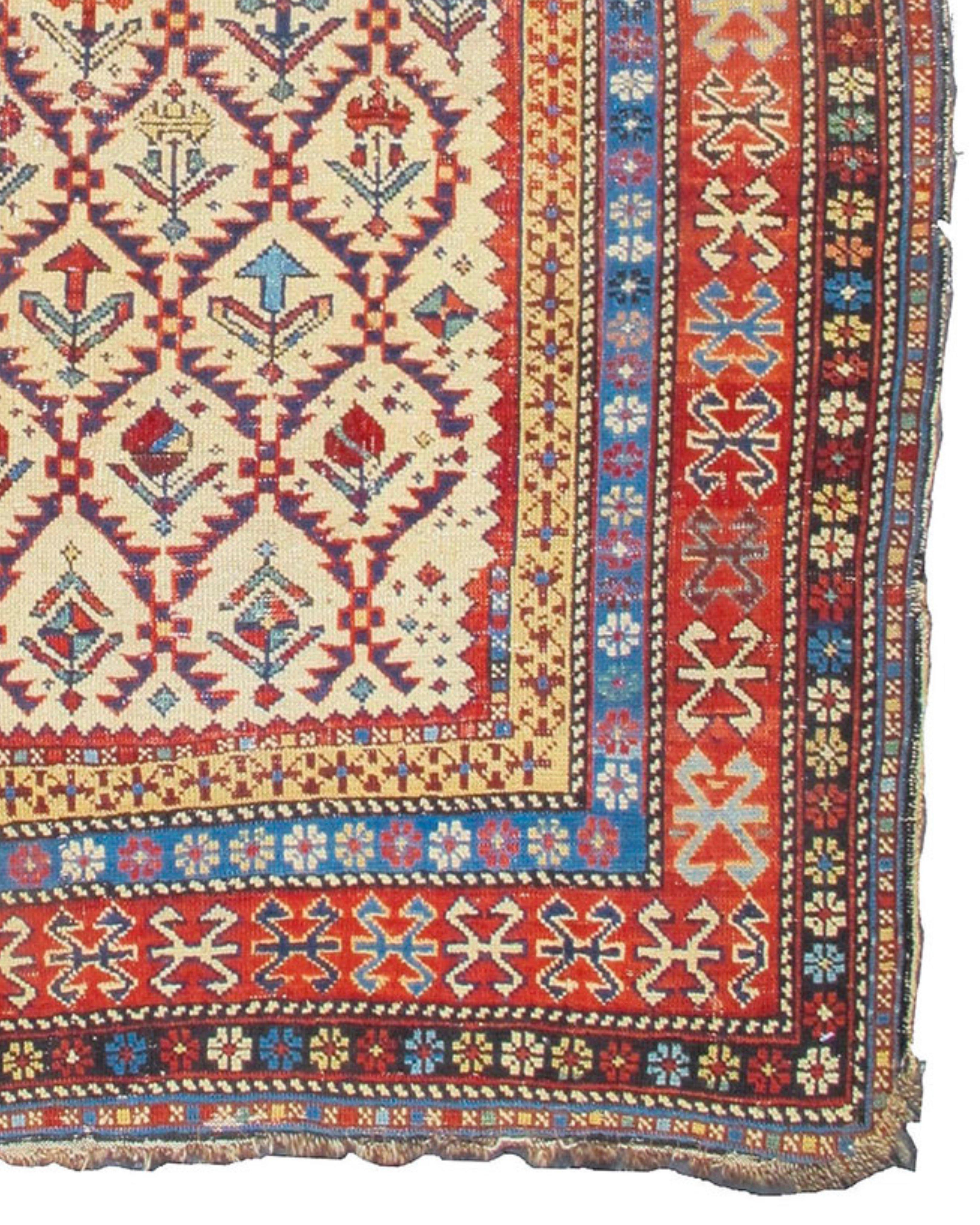 Antique Shirvan Prayer Rug, 19th Century In Excellent Condition For Sale In San Francisco, CA
