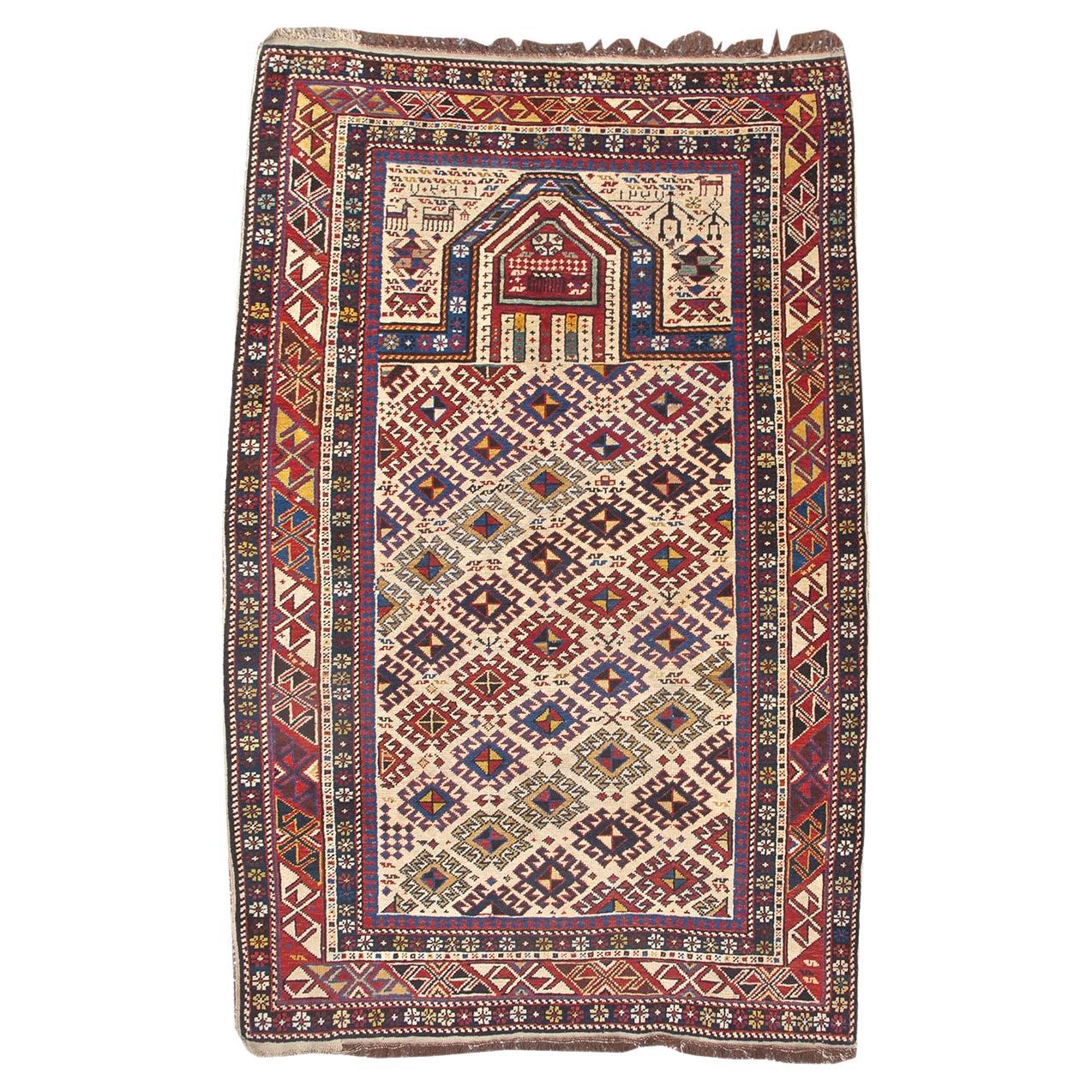 Shirvan Prayer Rug, 19th century For Sale