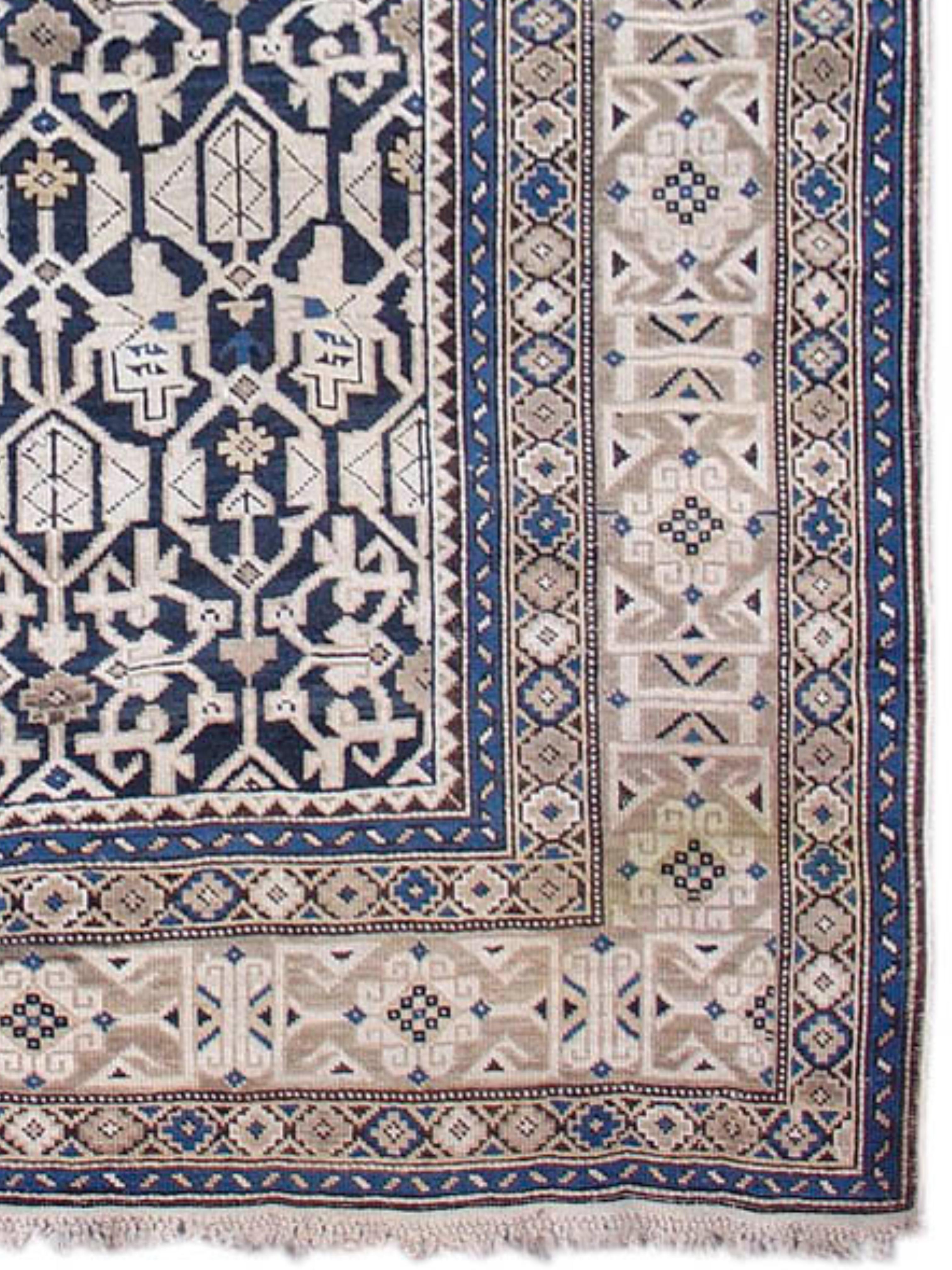 Caucasico Tappeto Shirvan, XIX secolo in vendita