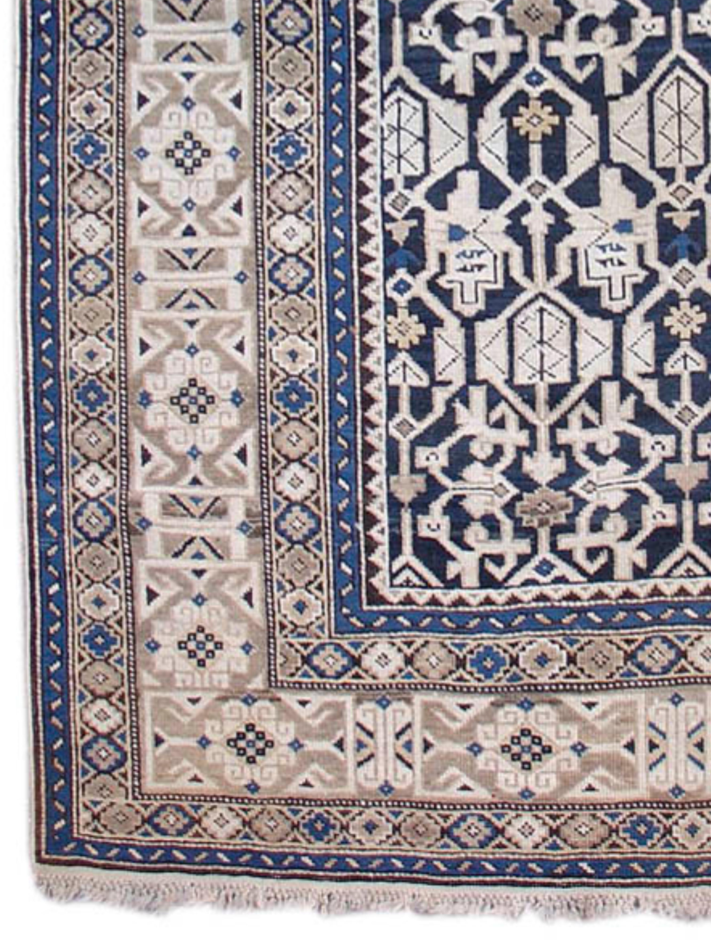 Tappeto Shirvan, XIX secolo In condizioni ottime in vendita a San Francisco, CA