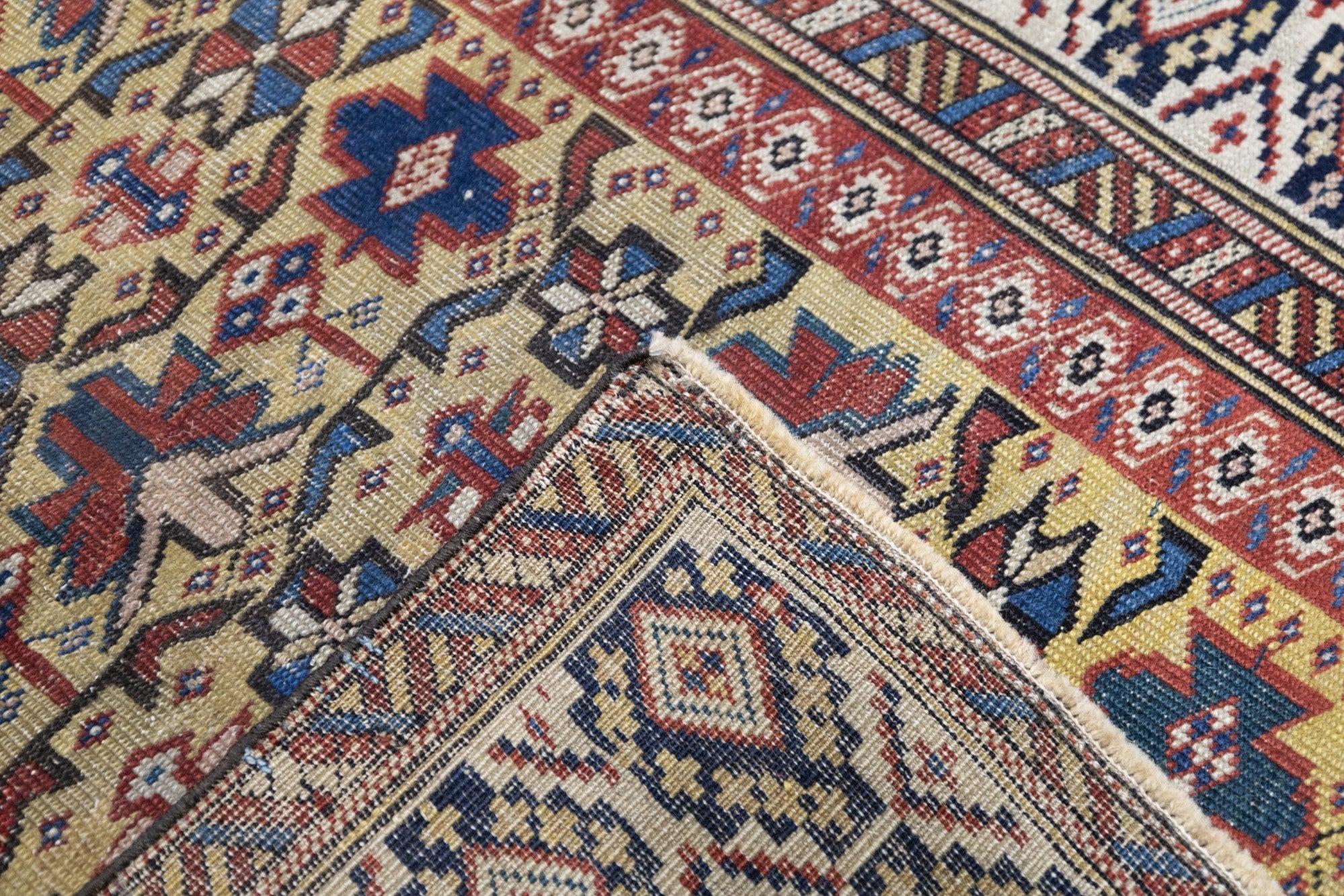 Shirvan Rug 3'5'' x 5'5'' For Sale 4