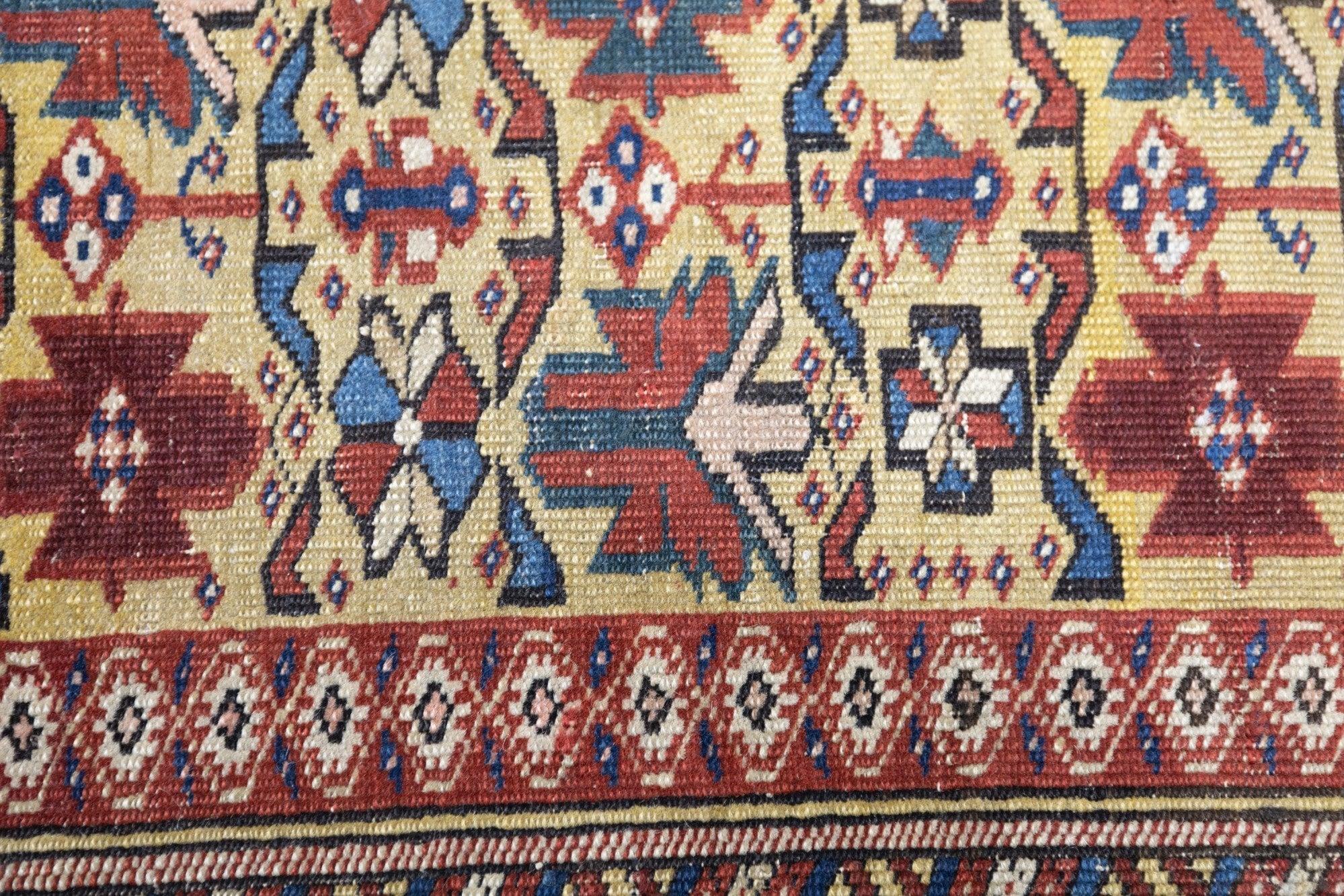 Shirvan Rug 3'5'' x 5'5'' For Sale 1