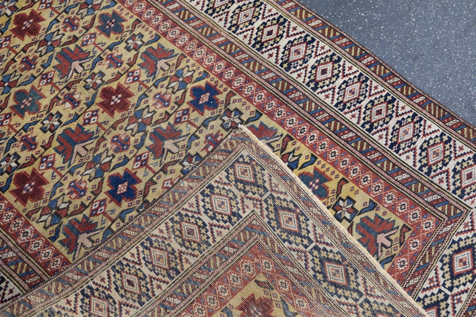 Shirvan Rug 3'5'' x 5'5'' For Sale 3